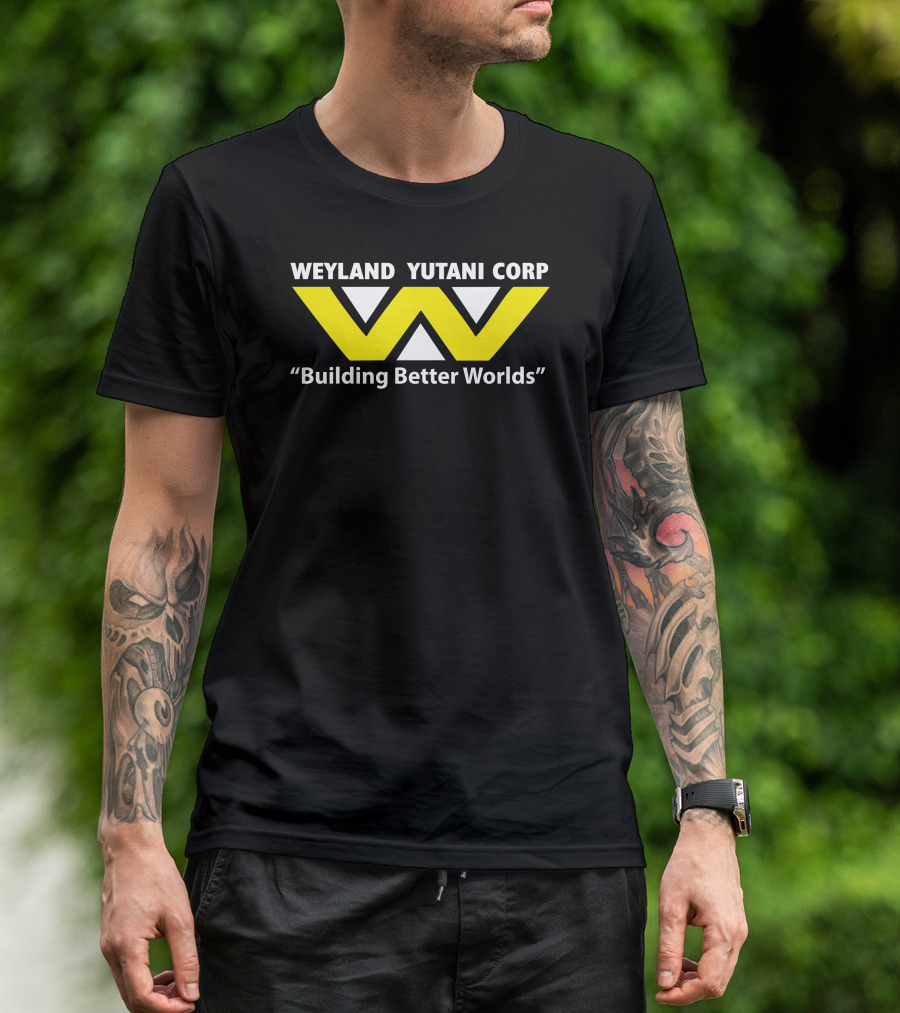 Weyland Yutani Corp Building Better Worlds Alien Franchise T-Shirt