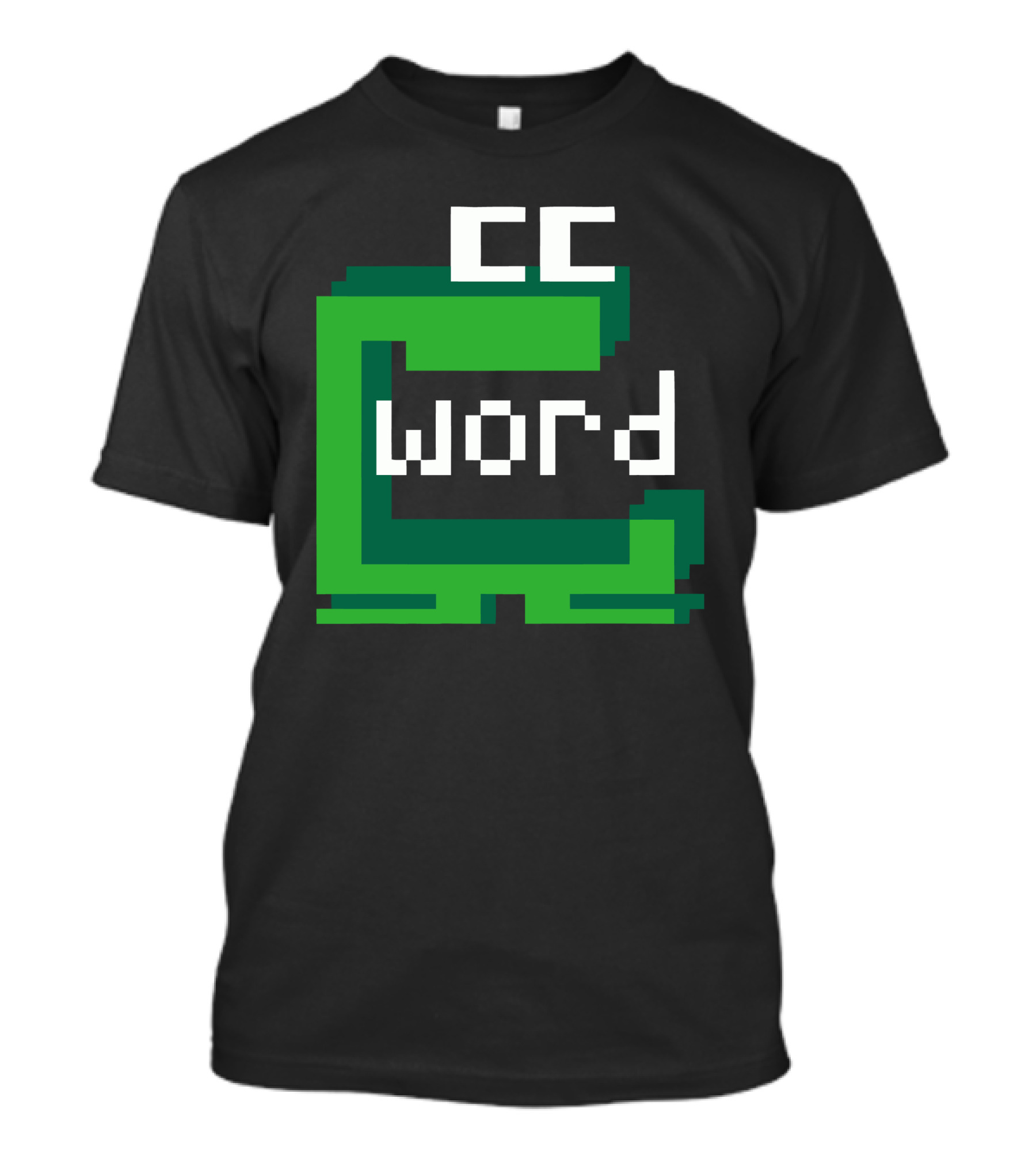 CC Word Muncher Pixel Art Green Character T-Shirt