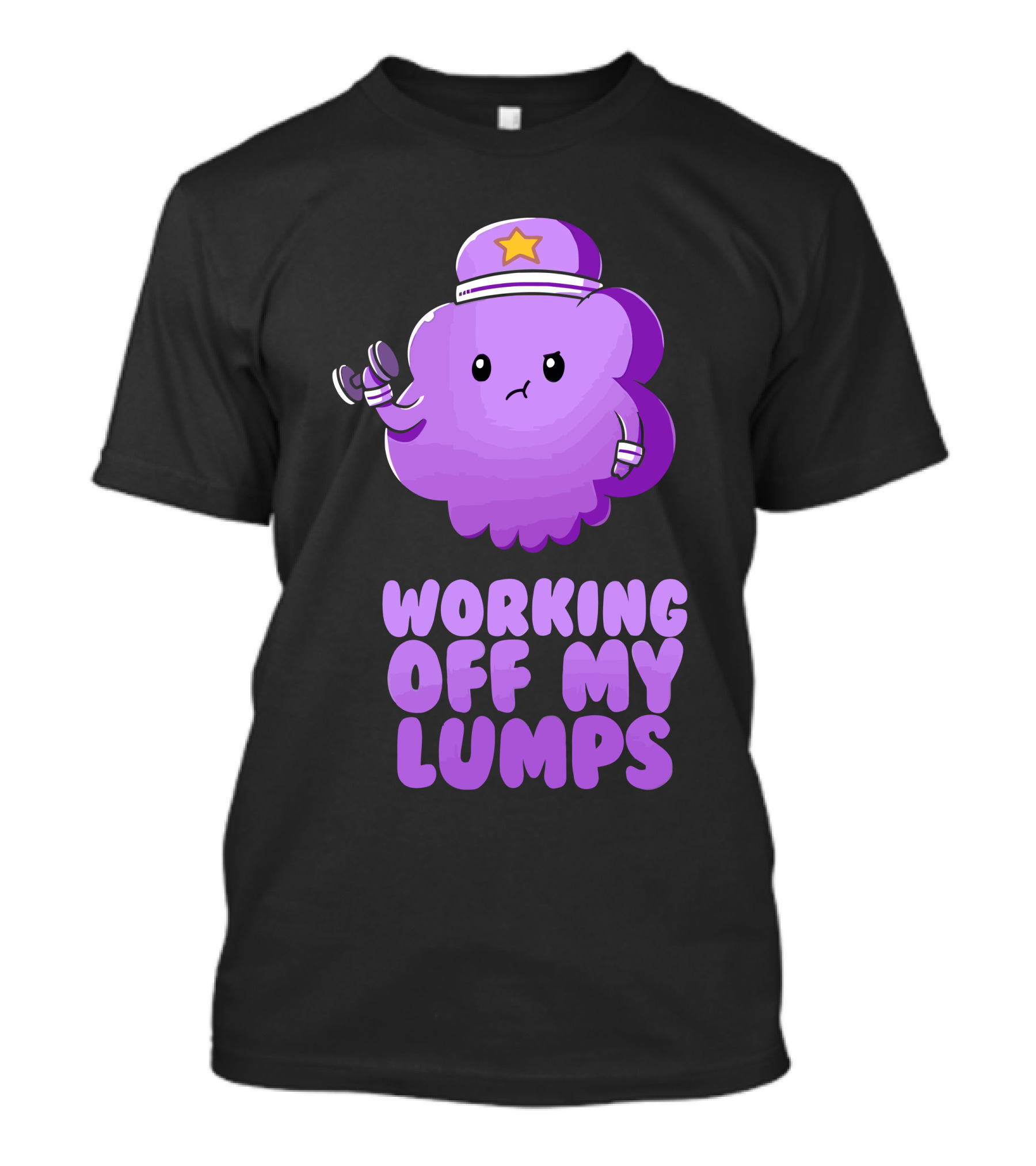 Lumpy Space Workout With Dumbbells: Working Off My Lumps T-Shirt