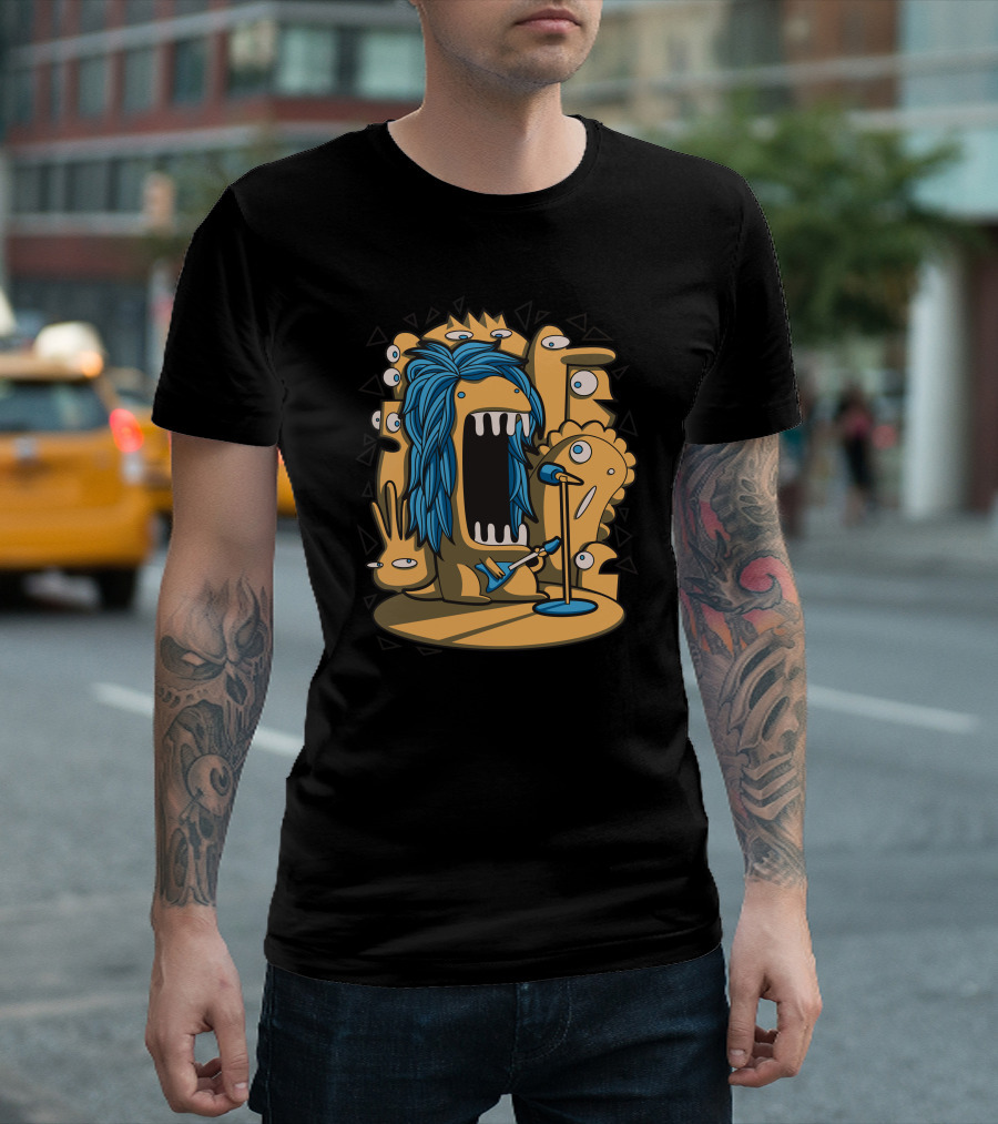 Just Sing Blue-Haired Monster Chorus T-Shirt