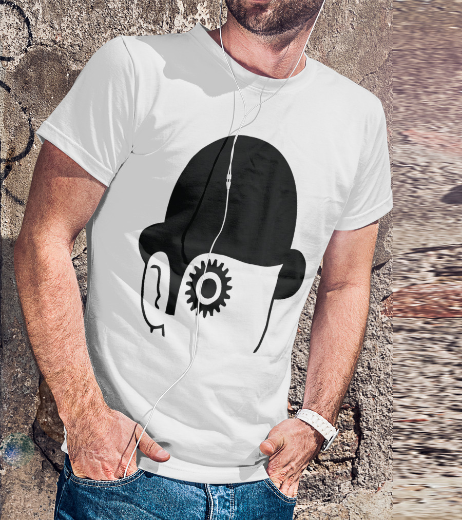 Kubrick A Clockwork Orange Mecanique Iconic Gear Eye T-Shirt