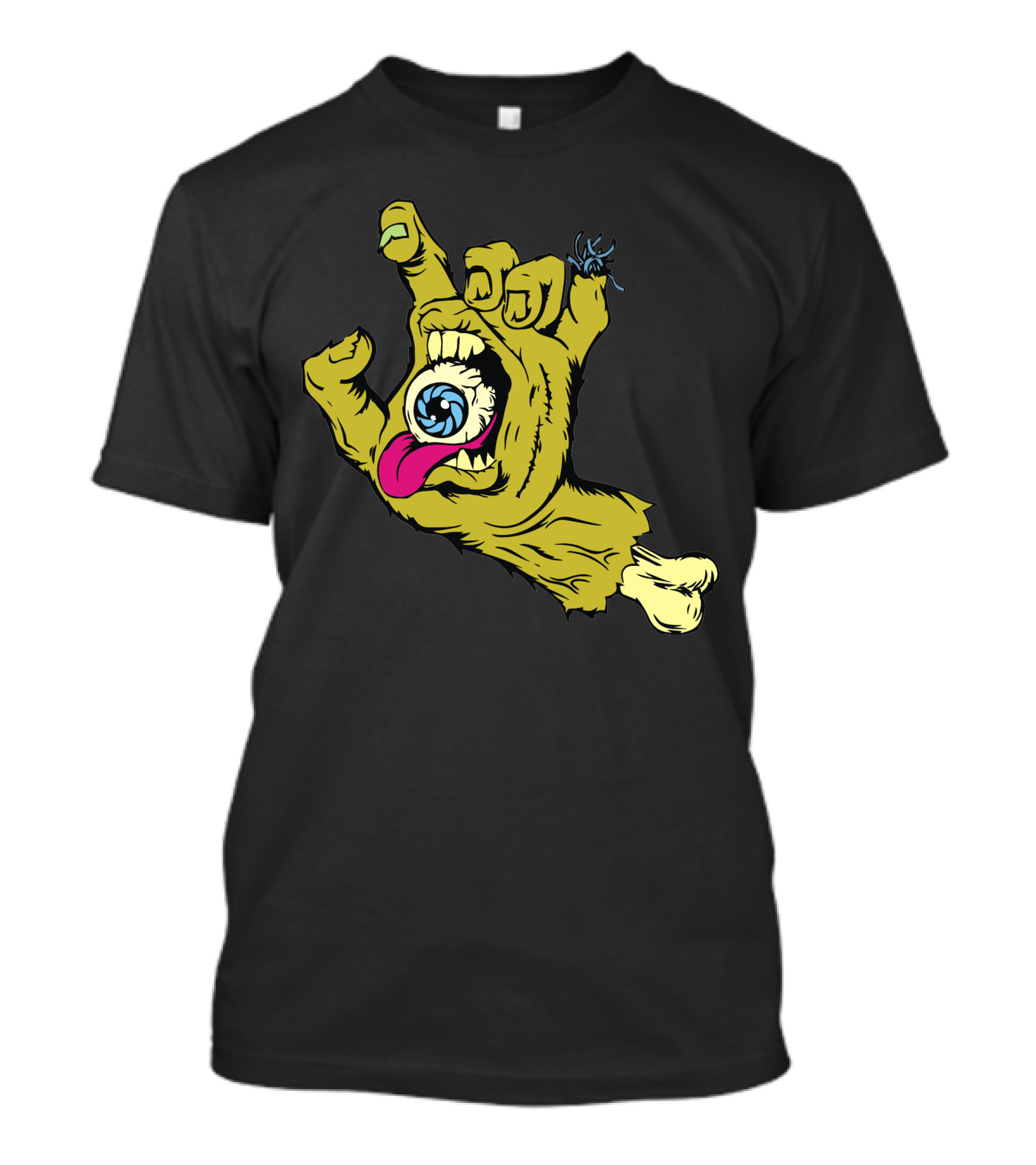 Screaming Hand With Eye And Tongue 'La Main Qui Hurle' T-Shirt