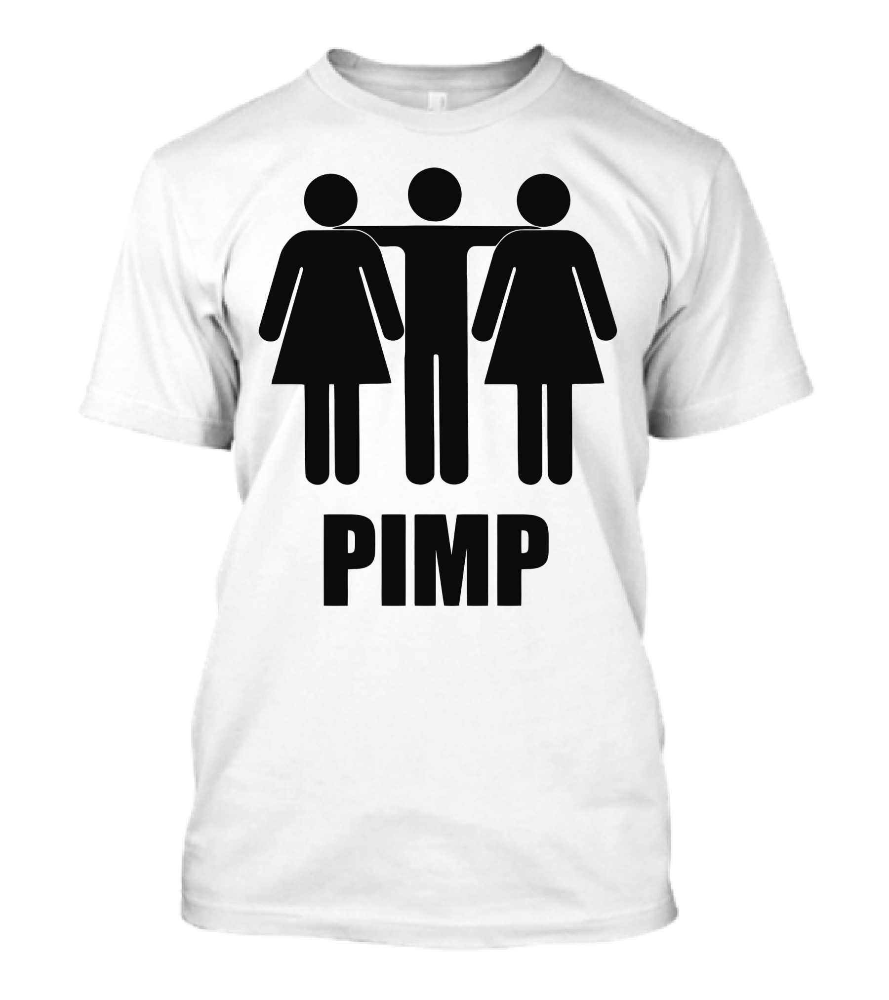 Ladies Man Pimp Iconic Symbol T-Shirt