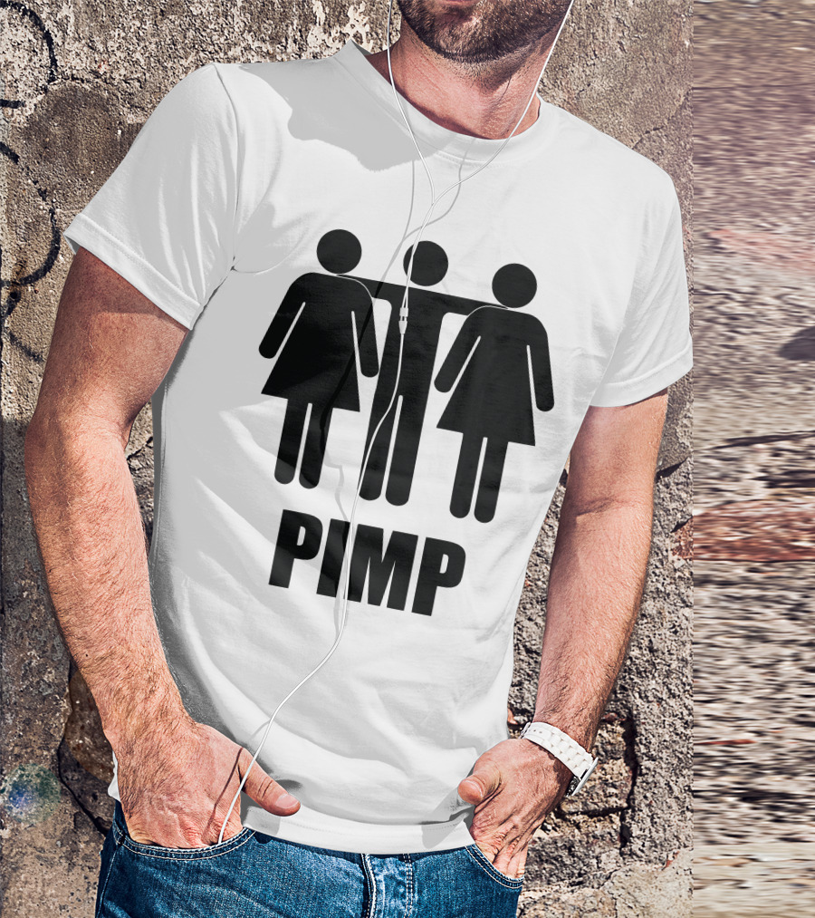 Ladies Man Pimp Iconic Symbol T-Shirt