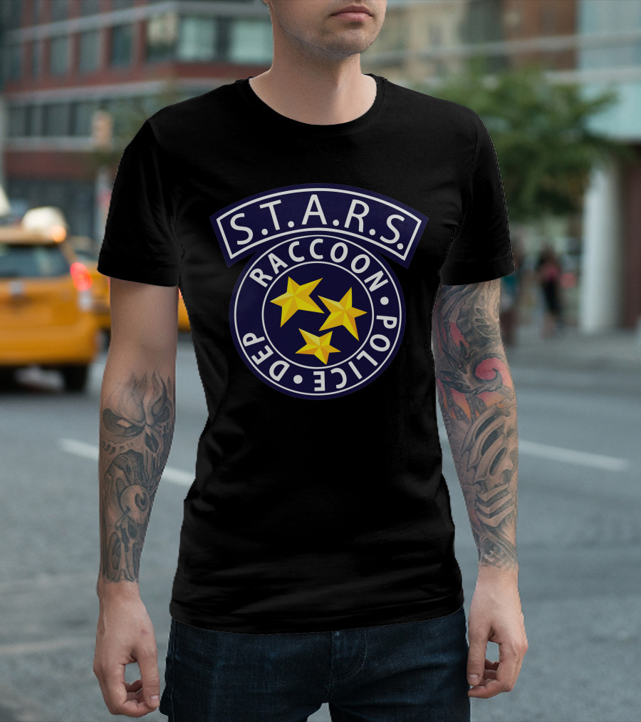 Raccoon Police Department S.T.A.R.S. Special Tactics And Rescue Service T-Shirt