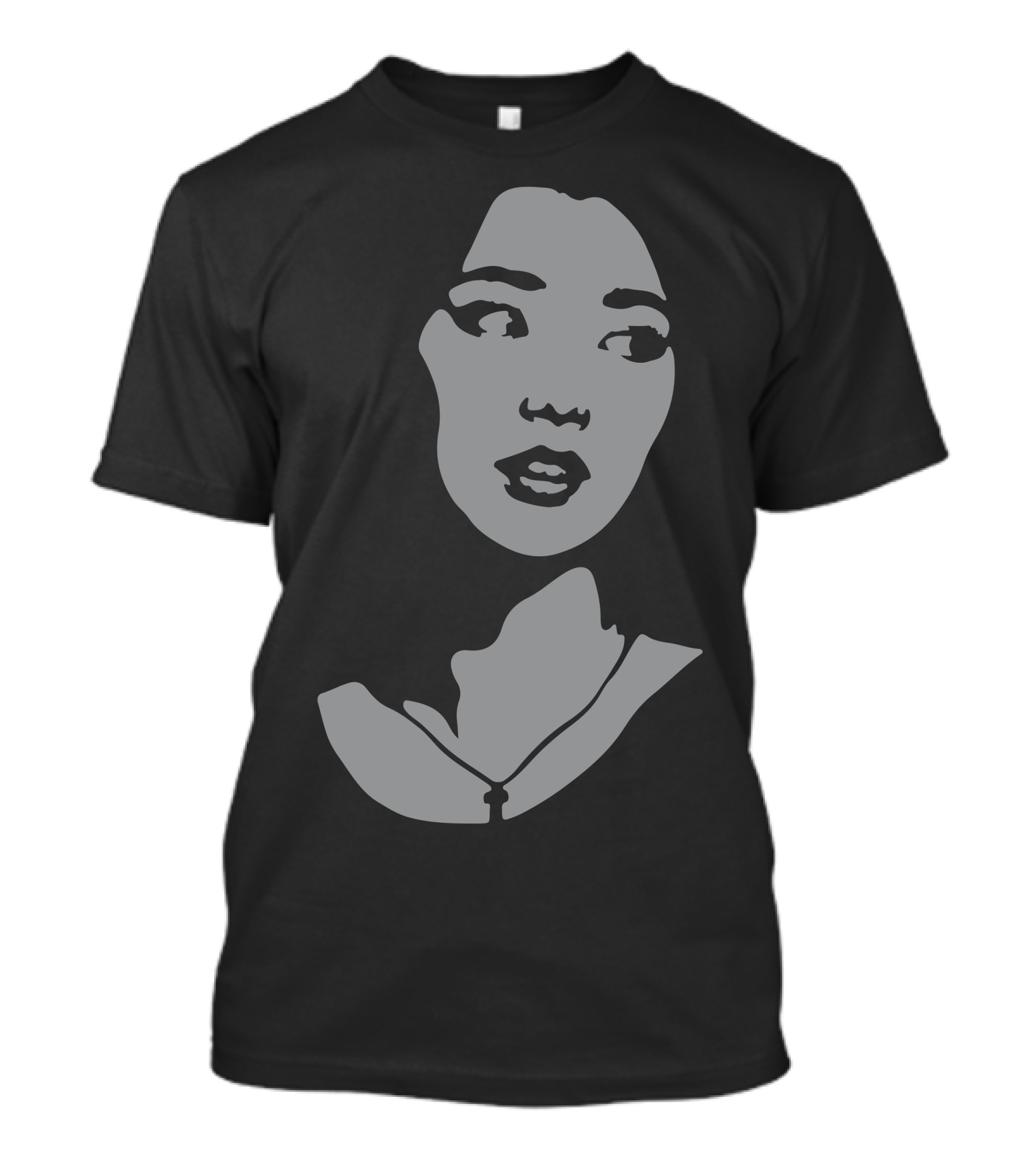 Suzy Miss Portrait Monochrome T-Shirt