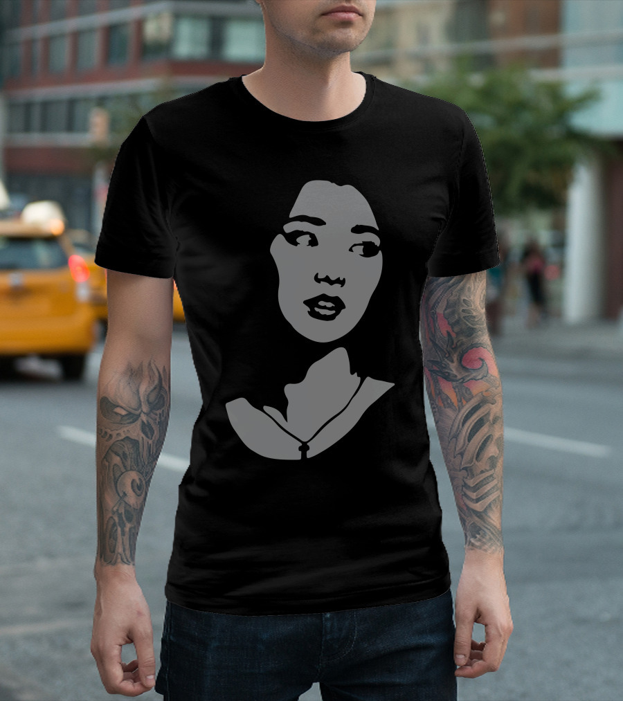 Suzy Miss Portrait Monochrome T-Shirt