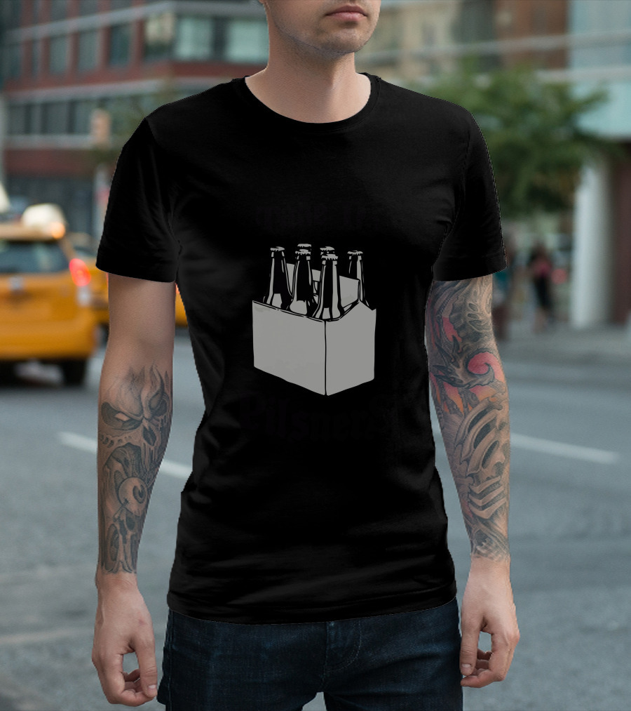 Take No Pilsners Beer Bottles Box T-Shirt