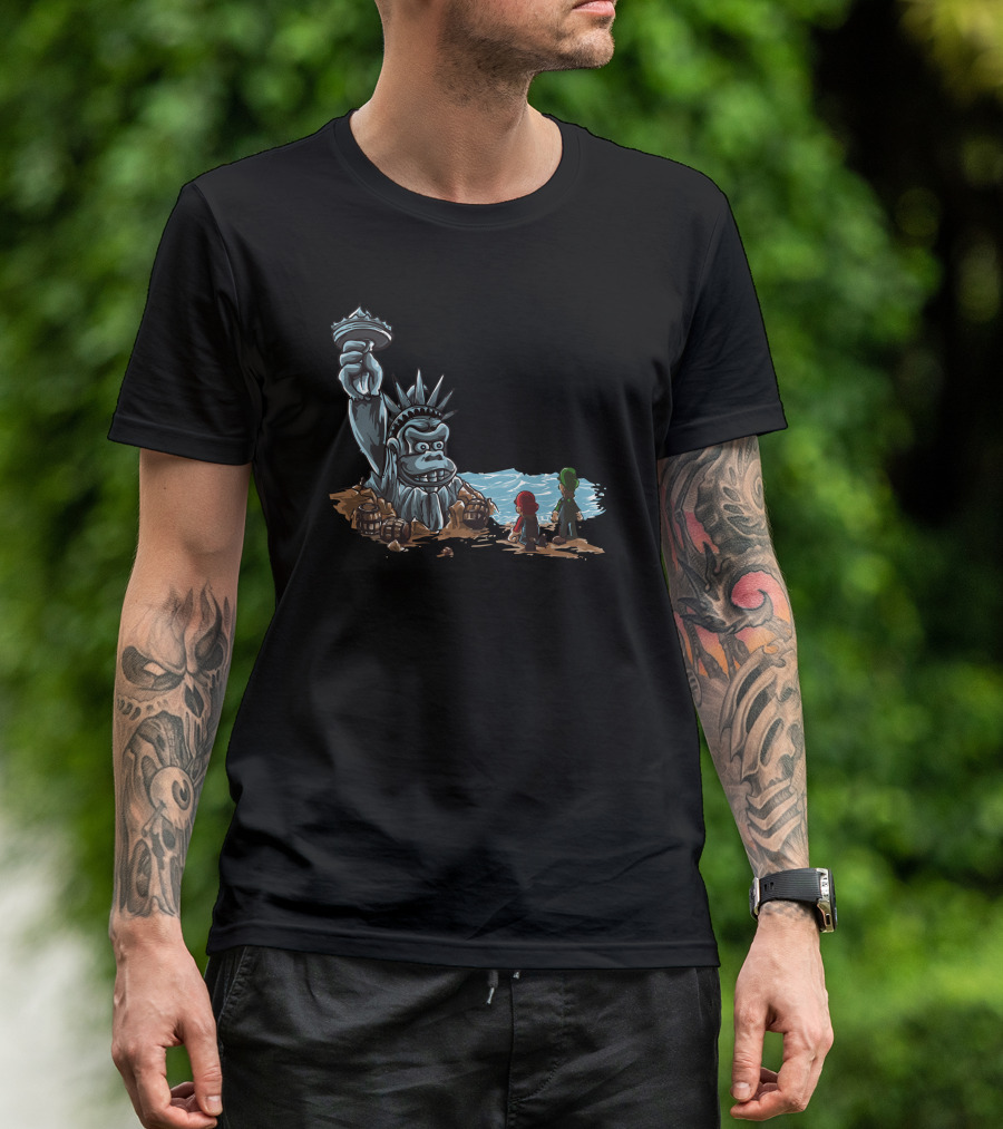 Super Kong Odyssey On The Planet Of The Kong With Mario And Luigi T-Shirt