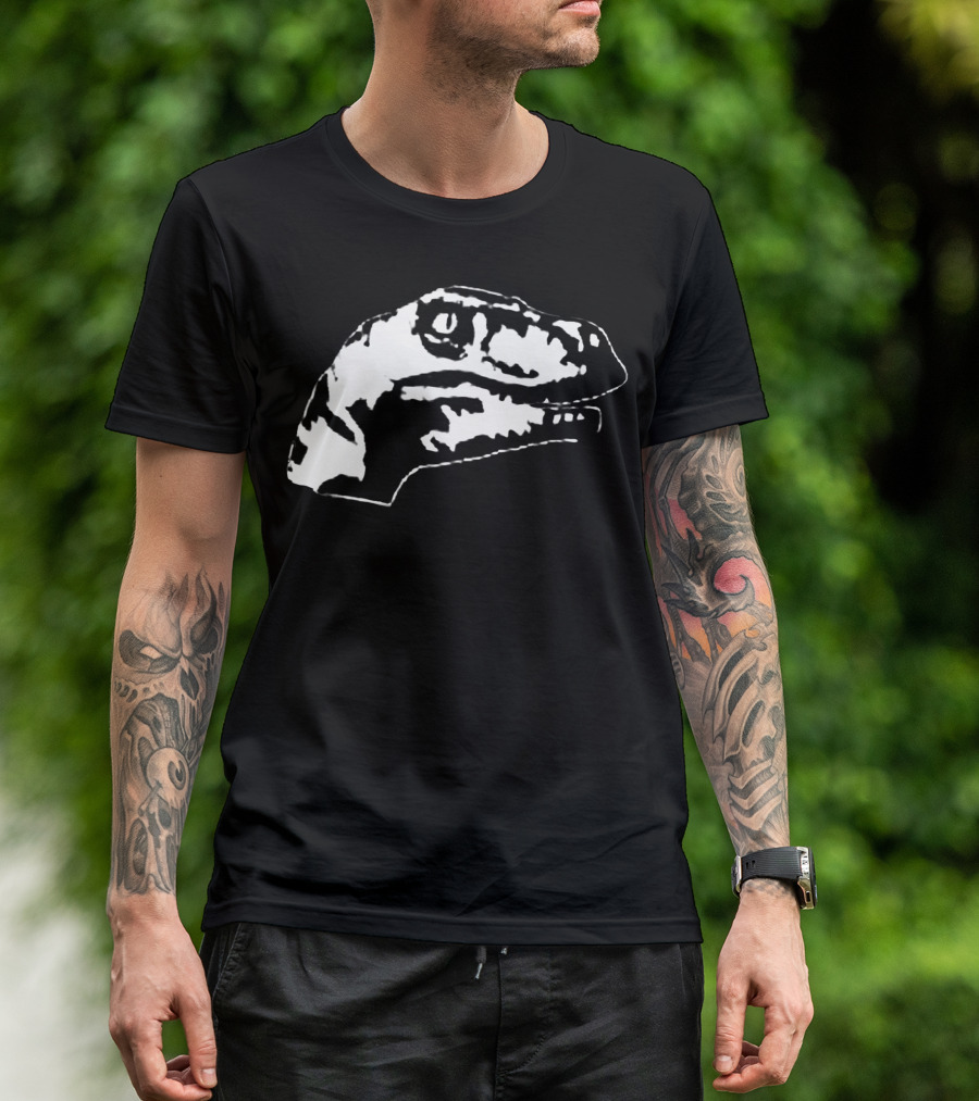 Ask Me About My Raptor Velociraptor Head T-Shirt
