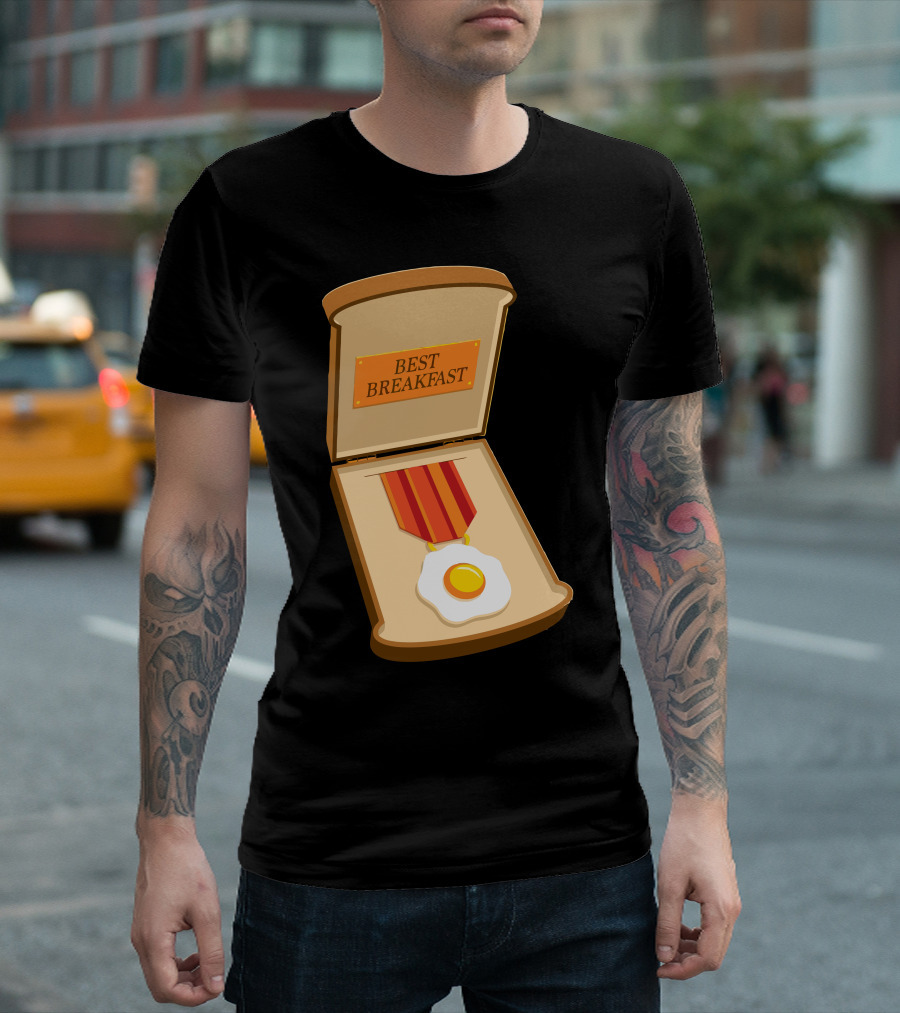 Best Breakfast Medal Egg Award T-Shirt