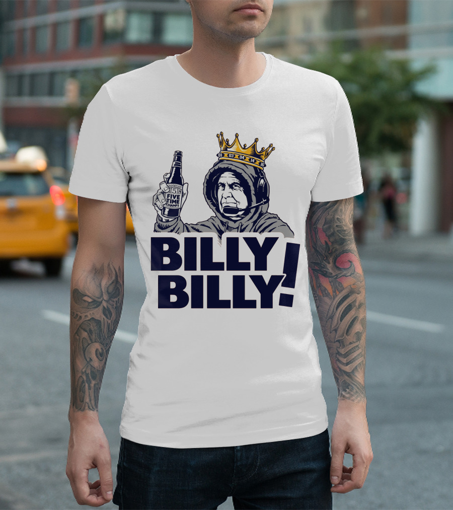 BILLY BILLY FIVE TIME CHAMPS 01 03 04 14 16 T-Shirt