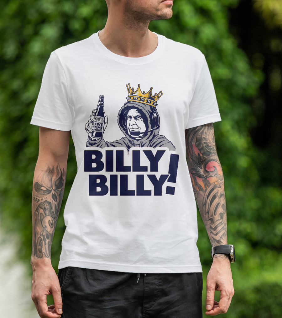 BILLY BILLY FIVE TIME CHAMPS 01 03 04 14 16 T-Shirt