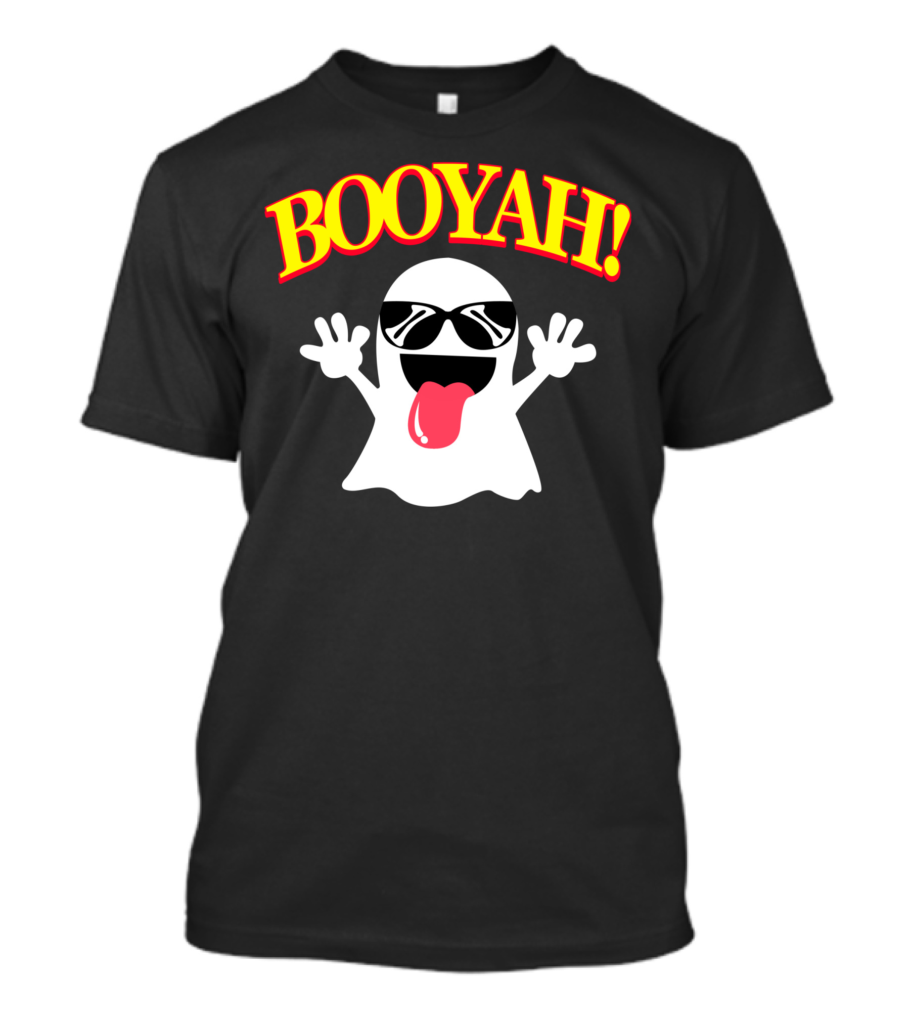 Booyah Ghost With Sunglasses And Tongue Out T-Shirt