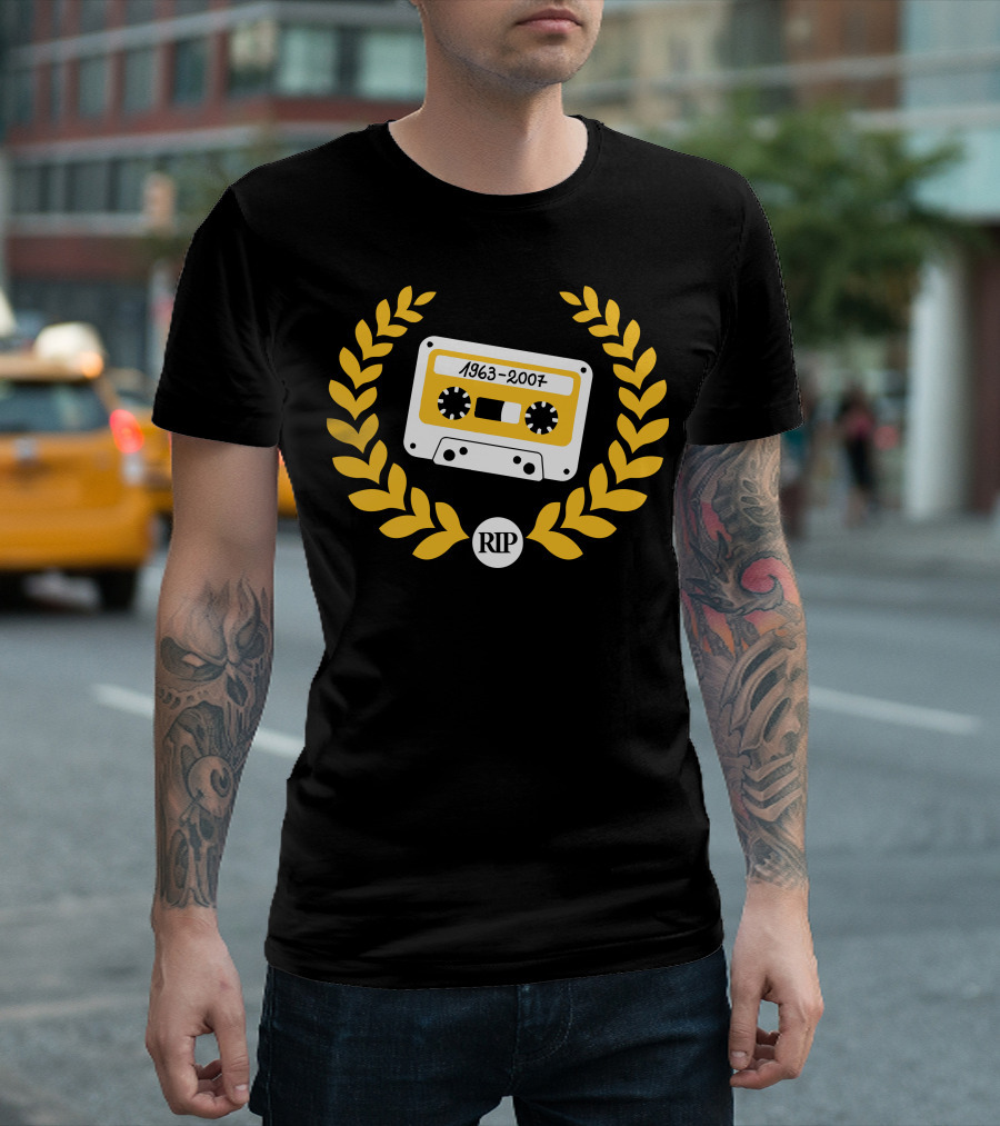 Cassette Tapes 1963-2007 RIP Laurel Wreath T-Shirt