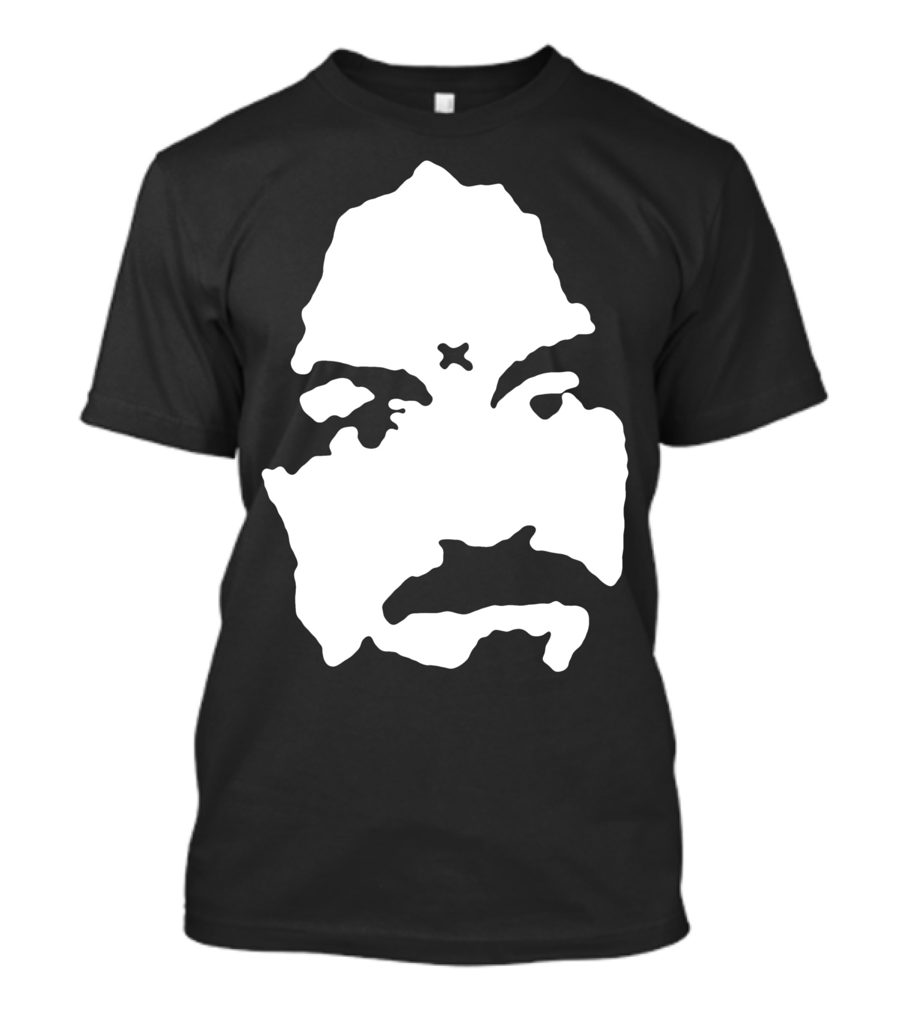 Charles Manson Face Outline With Forehead T-Shirt