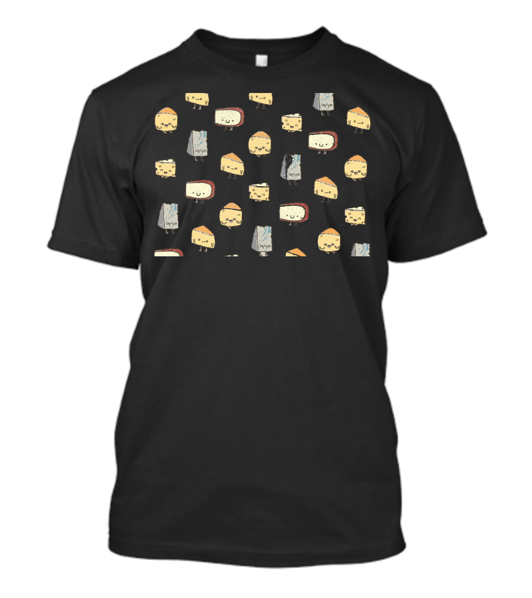 Cheese Doodles Hooray Cute Cheese Pattern Kawaii T-Shirt