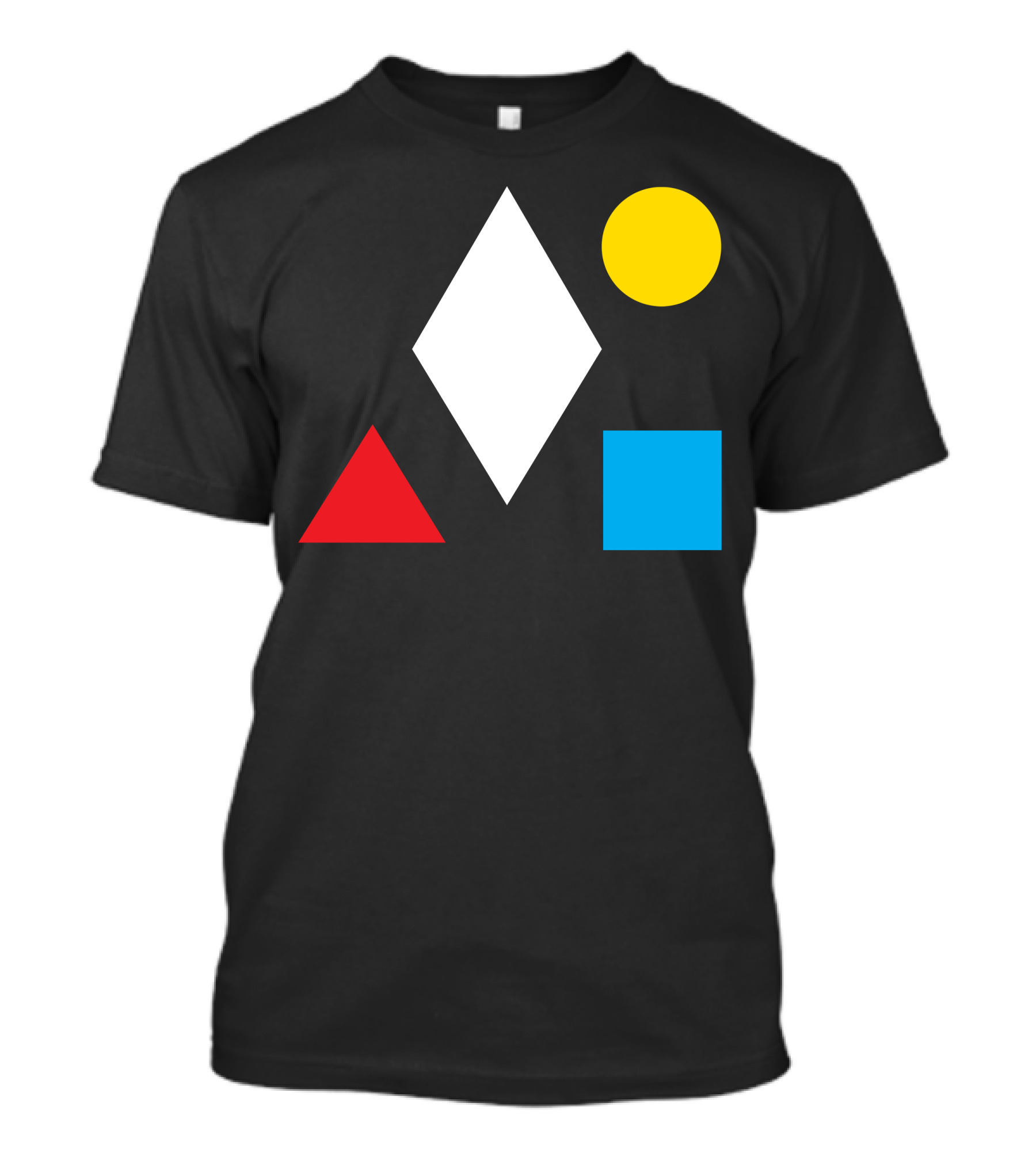 Clean Bandit Geometric Shapes Diamond Circle Triangle Square T-Shirt