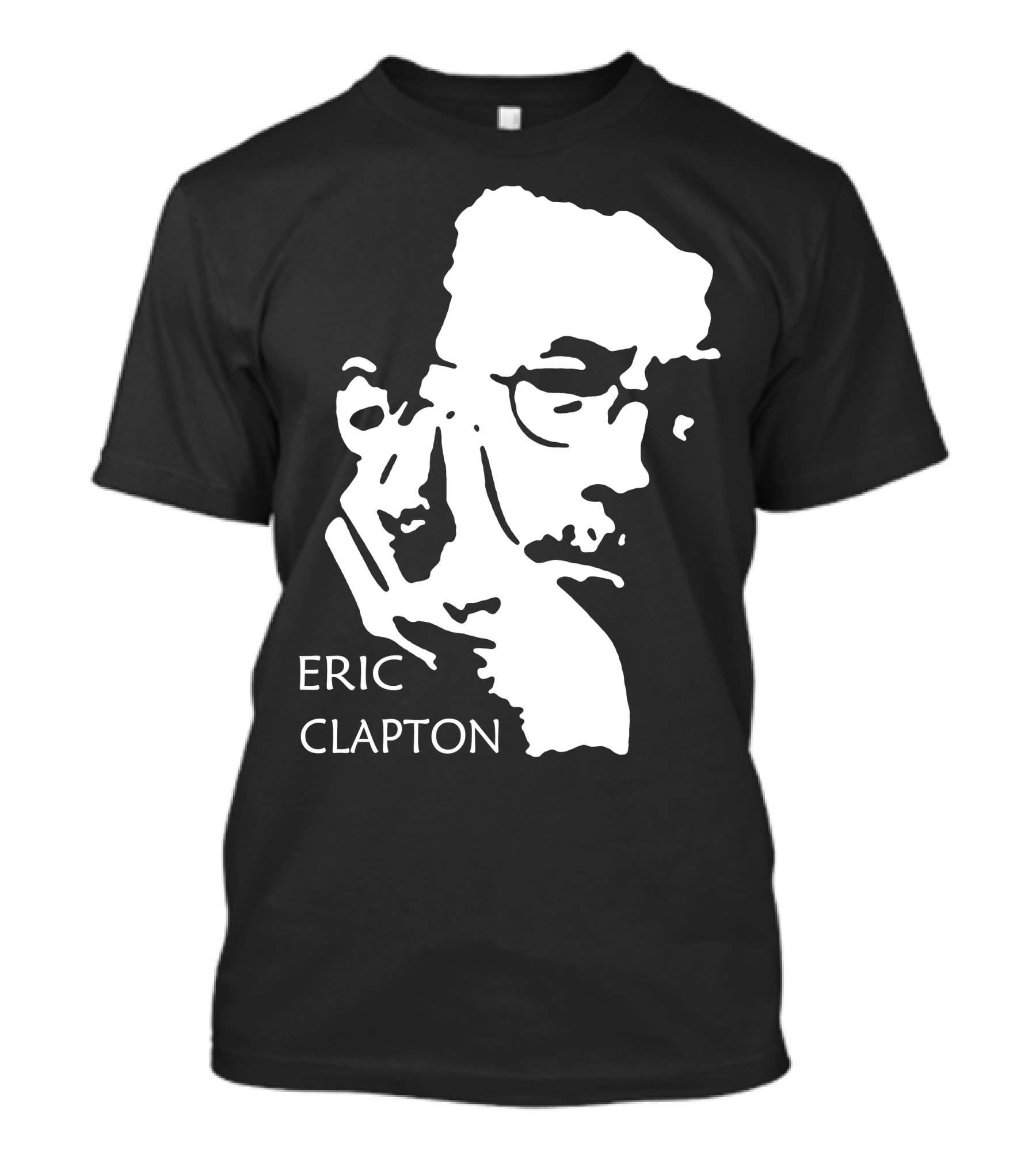 ERIC CLAPTON Stylized Face T-Shirt