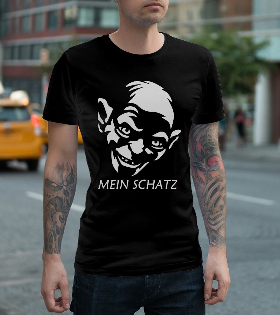 Gollum Mein Schatz Horror Face T-Shirt