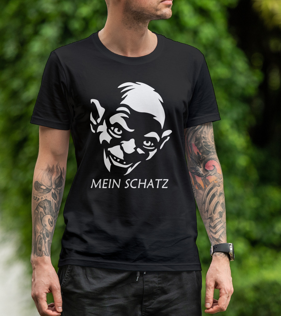Gollum Mein Schatz Horror Face T-Shirt