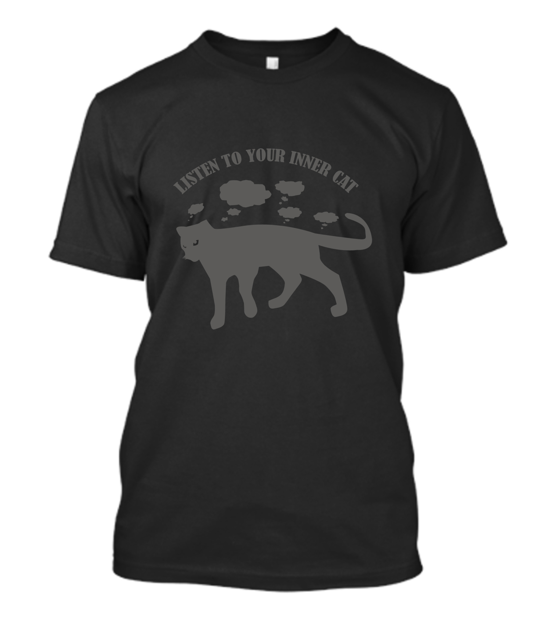 Listen To Your Inner Cat Thought Bubbles T-Shirt