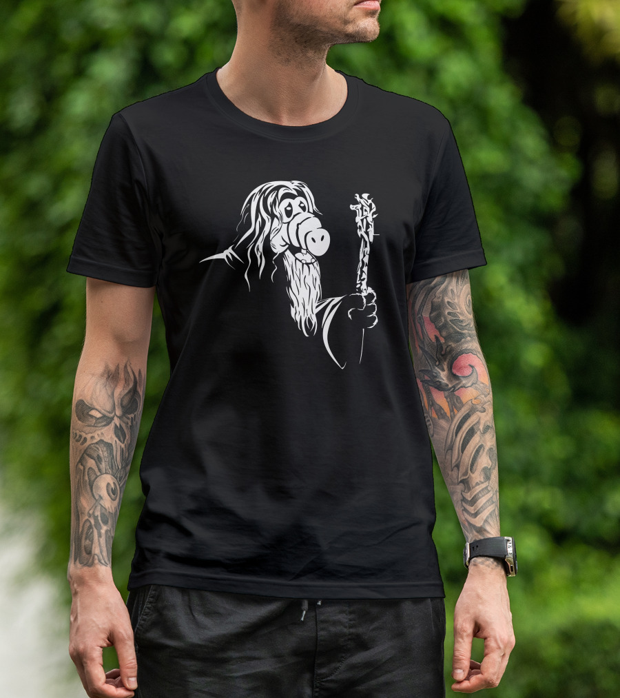 Gandalf Alf Mashup Parody Lord Of The Rings Crossover T-Shirt