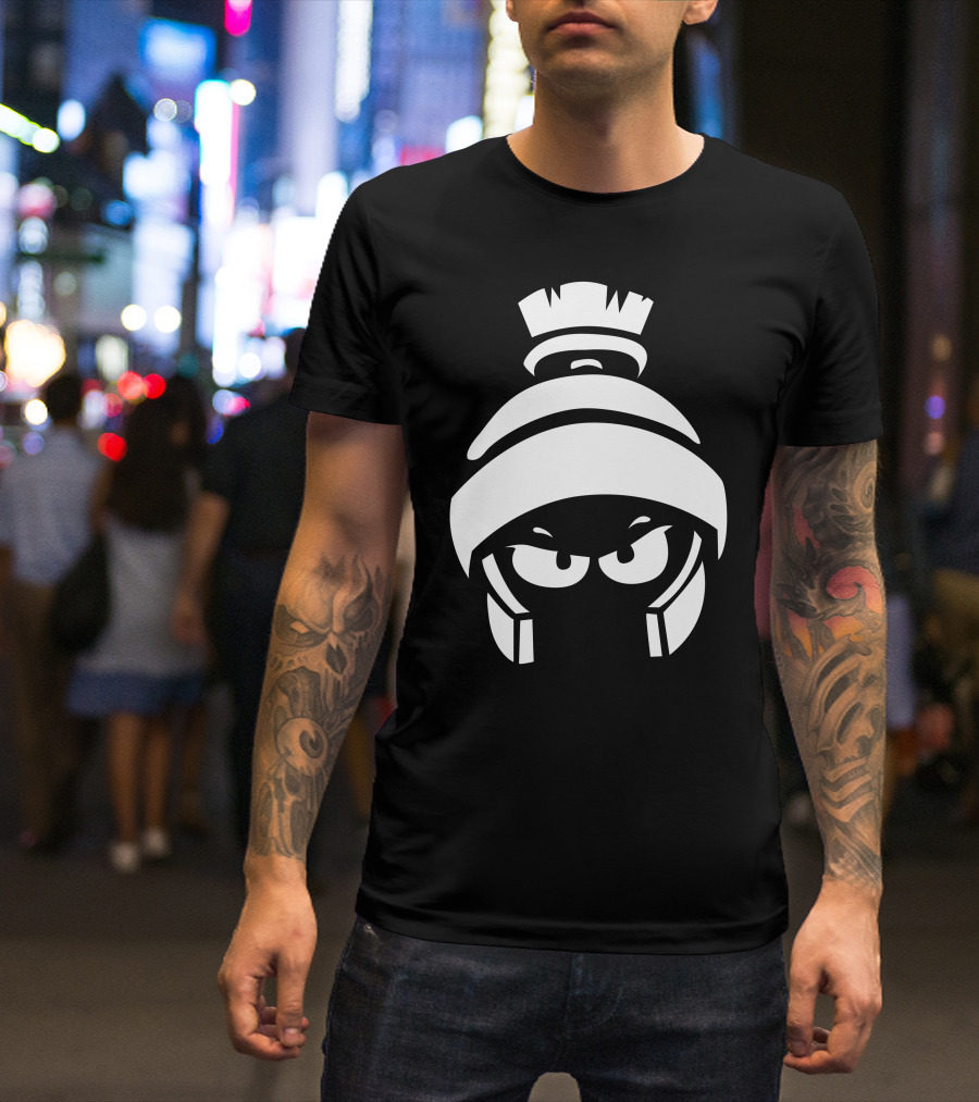 Marvin The Martian Kult Iconic Helmet T-Shirt
