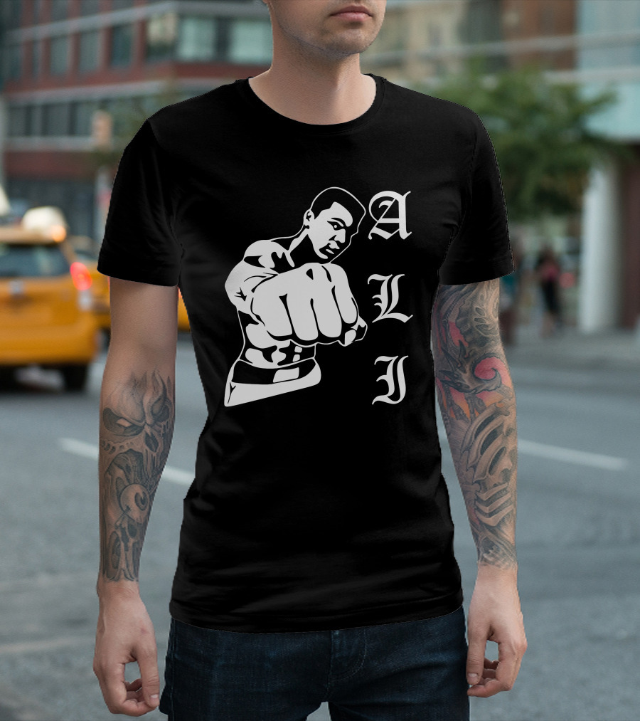 Muhammad Ali Boxing Iconic Fist T-Shirt