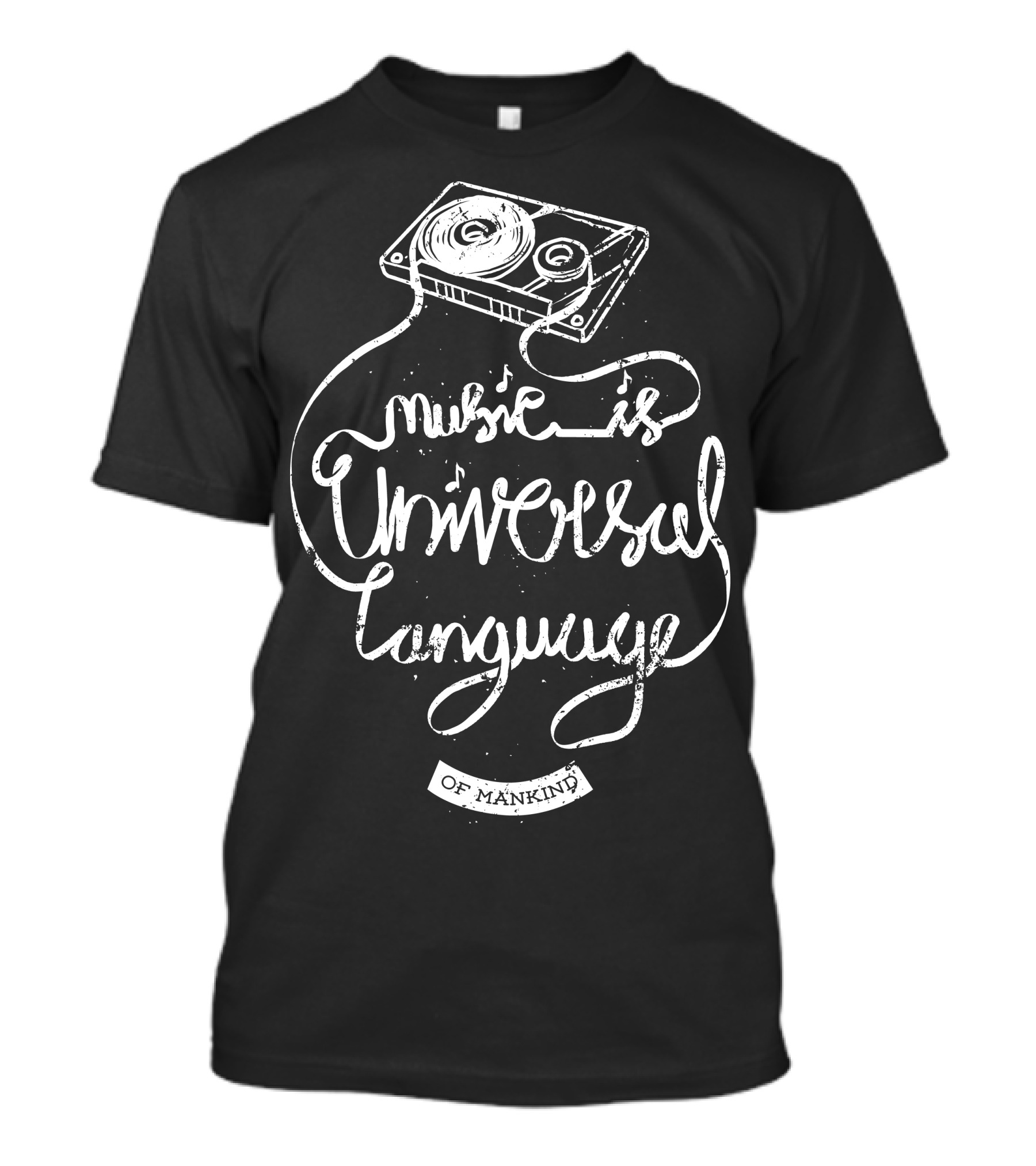 Music Is Universal Language Of Mankind Turntable T-Shirt