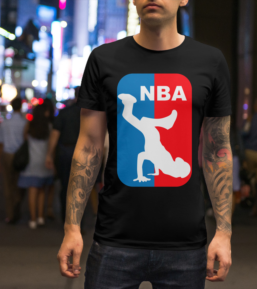 National Breakdancing Association NBA Breakdance T-Shirt
