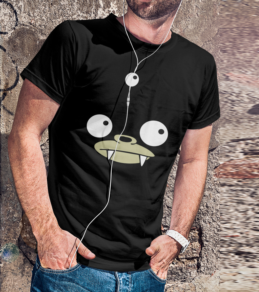 Nibbler Face Futurama Character Eyes And Fangs T-Shirt