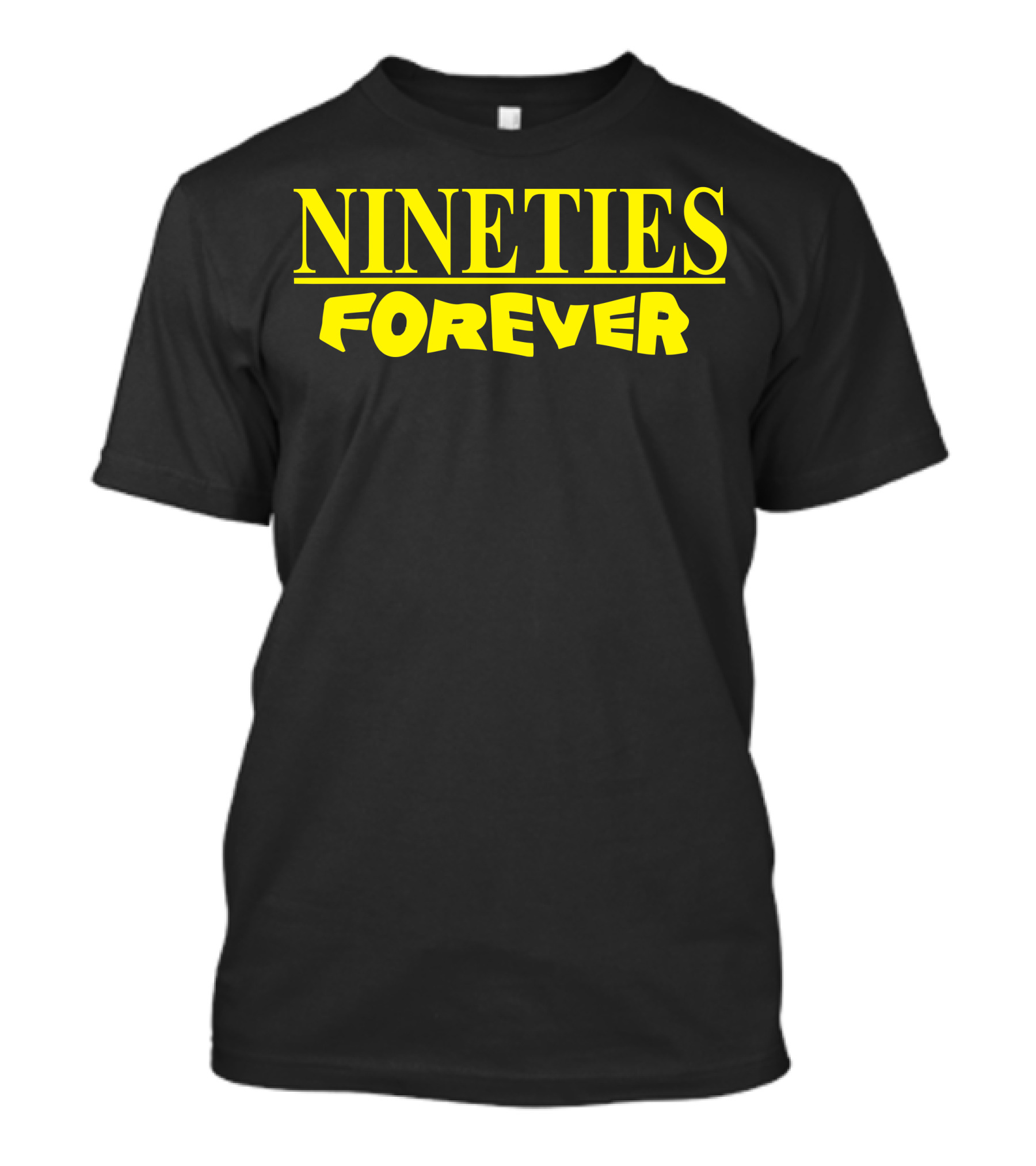 Nineties Forever Bold Yellow T-Shirt