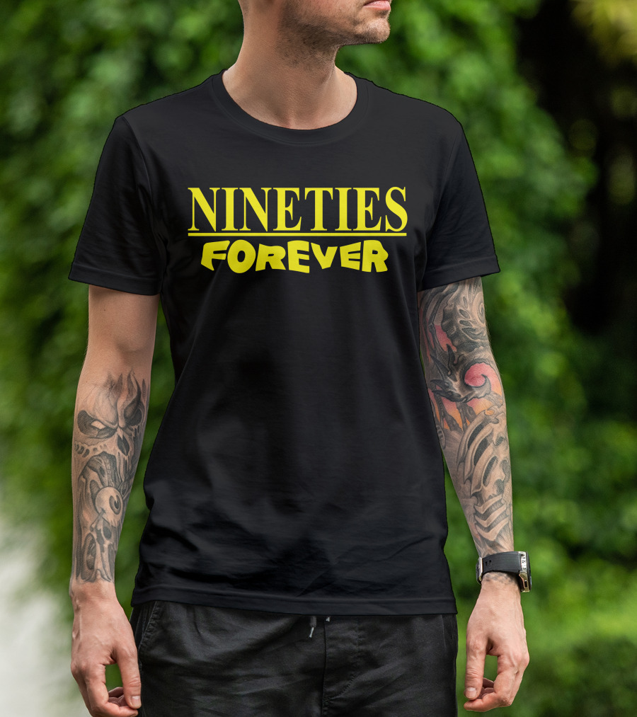 Nineties Forever Bold Yellow T-Shirt