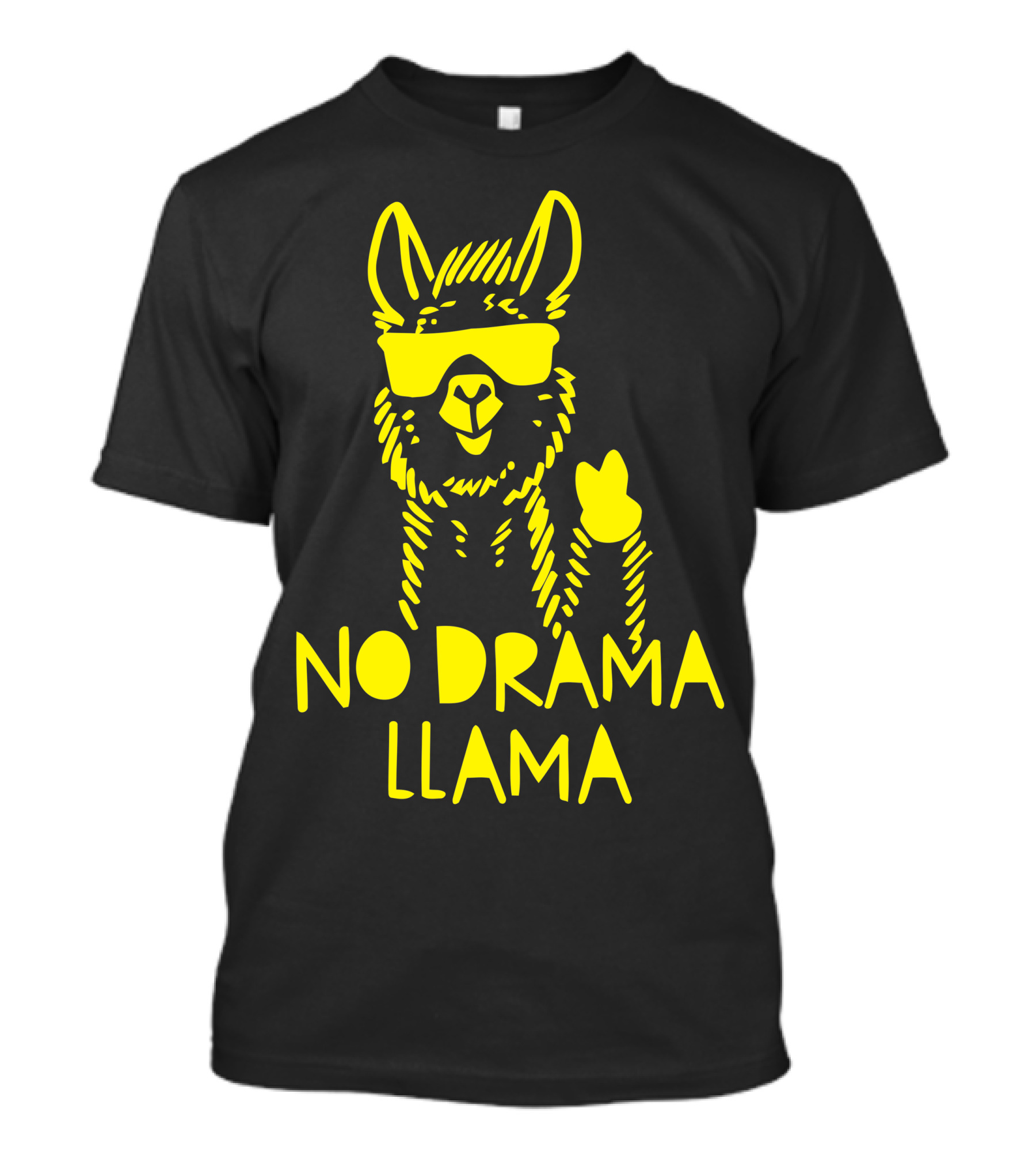 No Drama Llama Peaceful Sunglasses T-Shirt