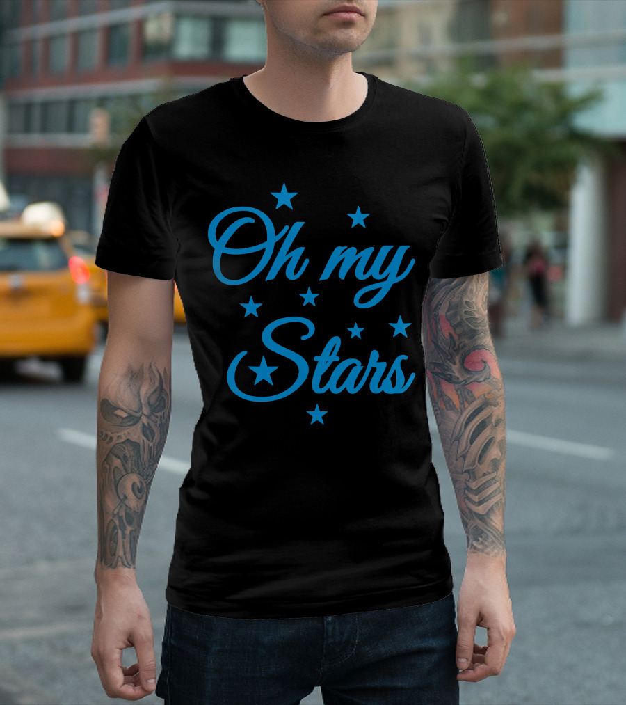Oh My Stars Retro Style T-Shirt
