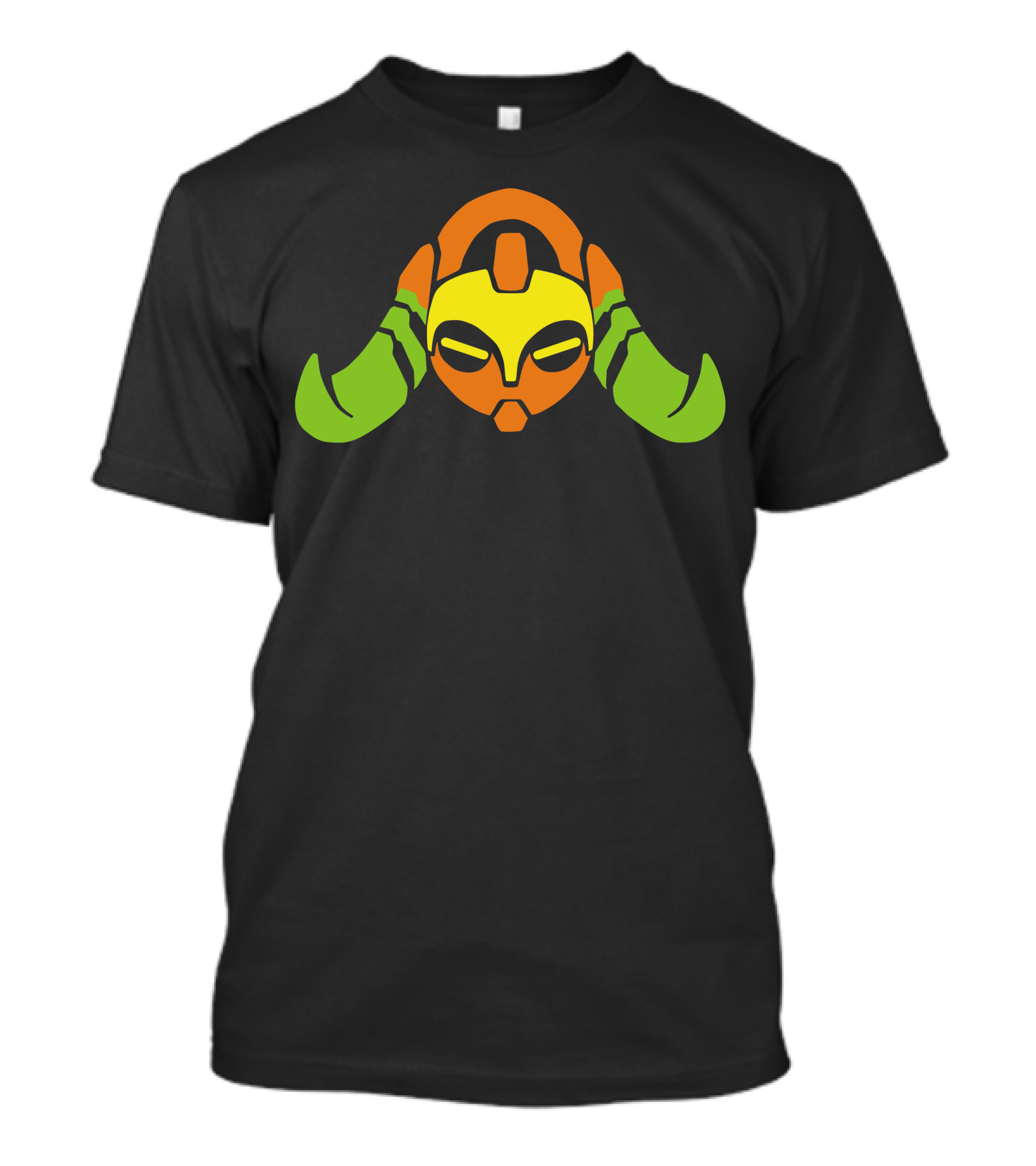 Metroid Inspired Colorful Oris Varia Suit Helmet T-Shirt