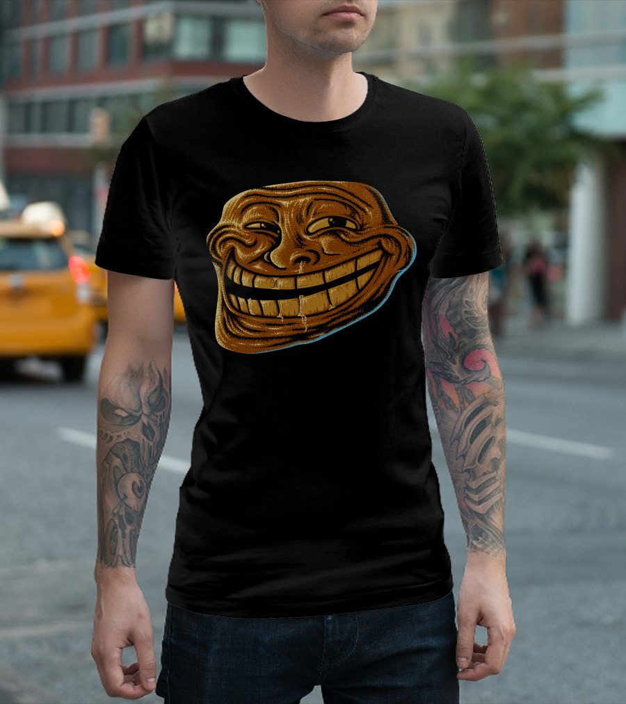 Problem Face Troll Meme Gold Edition T-Shirt