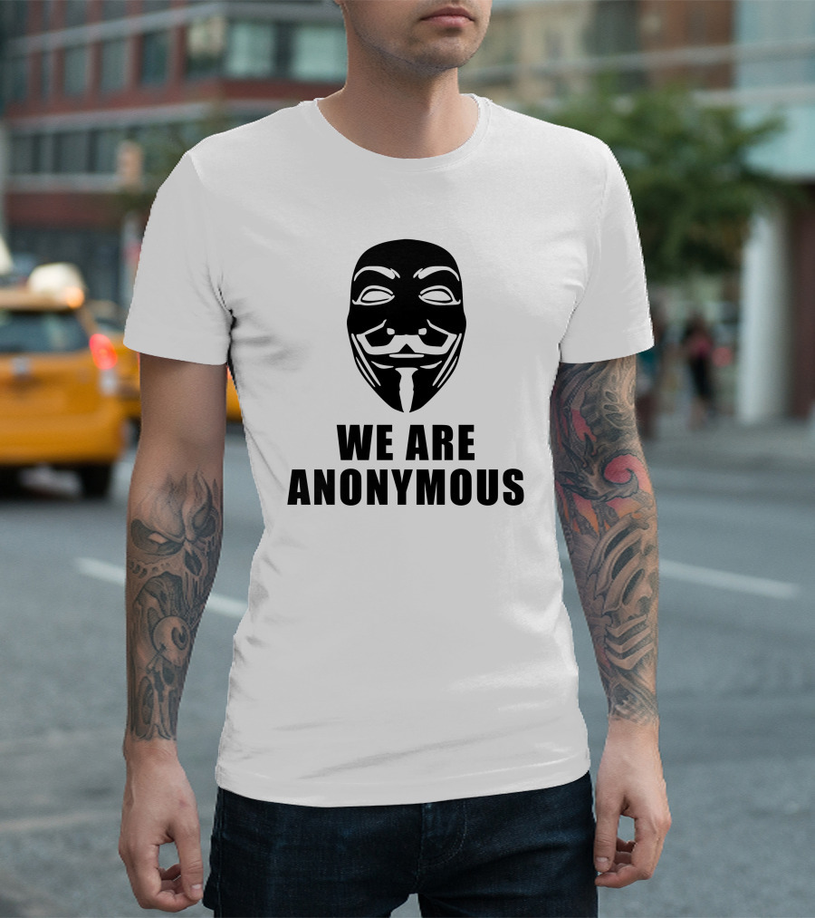 We Are Anonymous V For Vendetta Hacker Pipa Sopa Acta T-Shirt