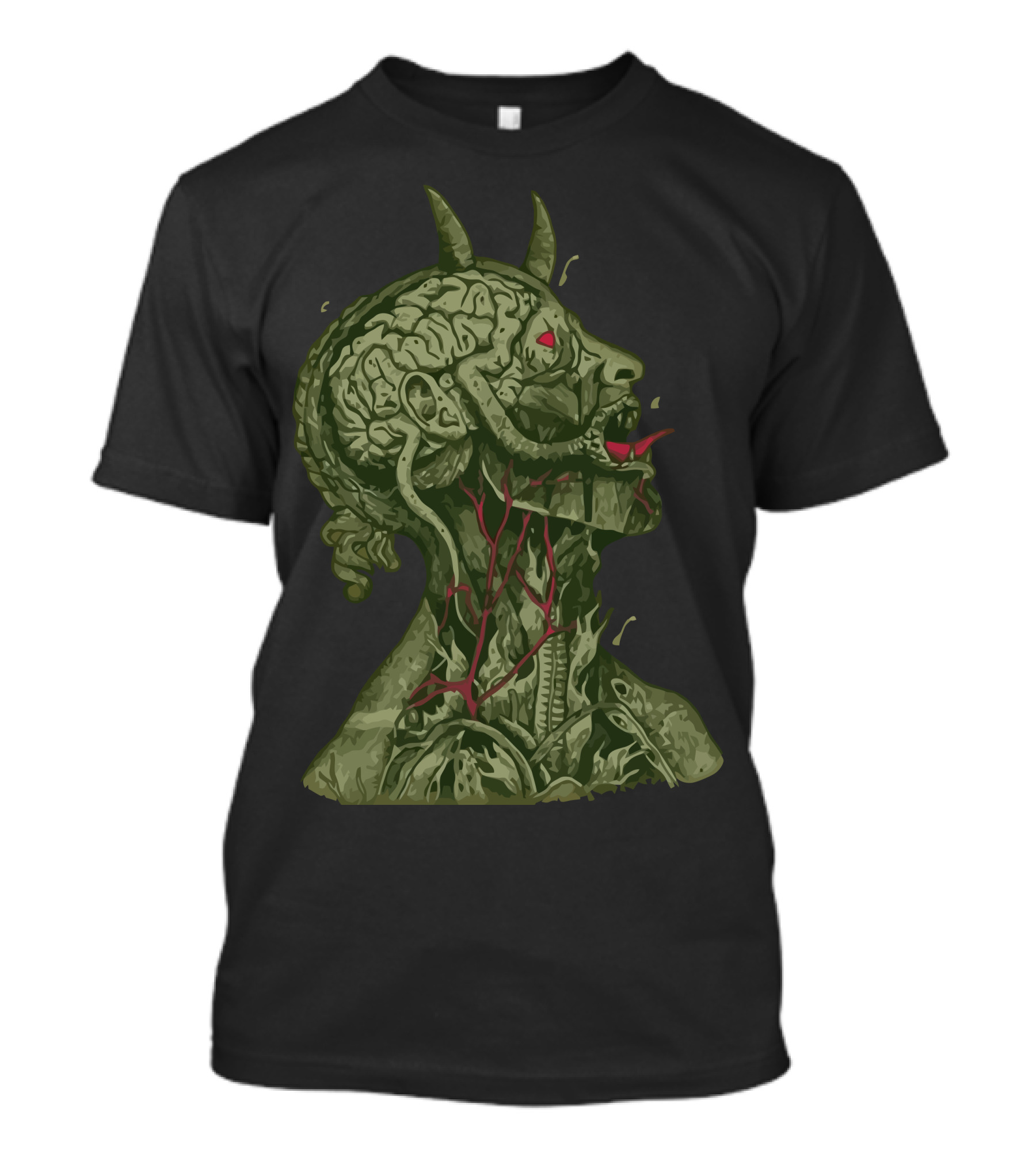 Anatomy Of Evil Demon Skull Brain Dissection T-Shirt