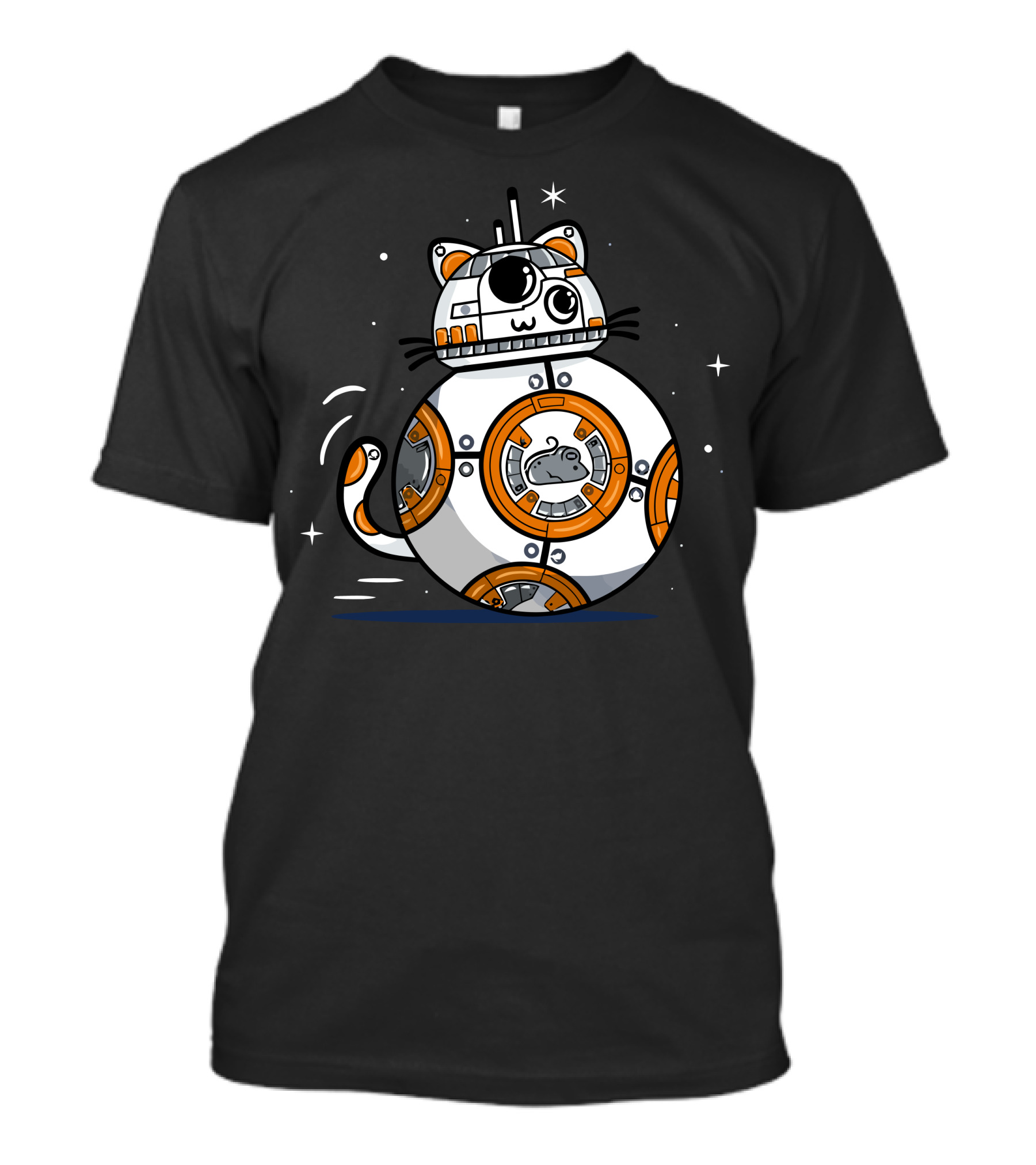 Bb 9 Lives Robot Cat Droid T-Shirt