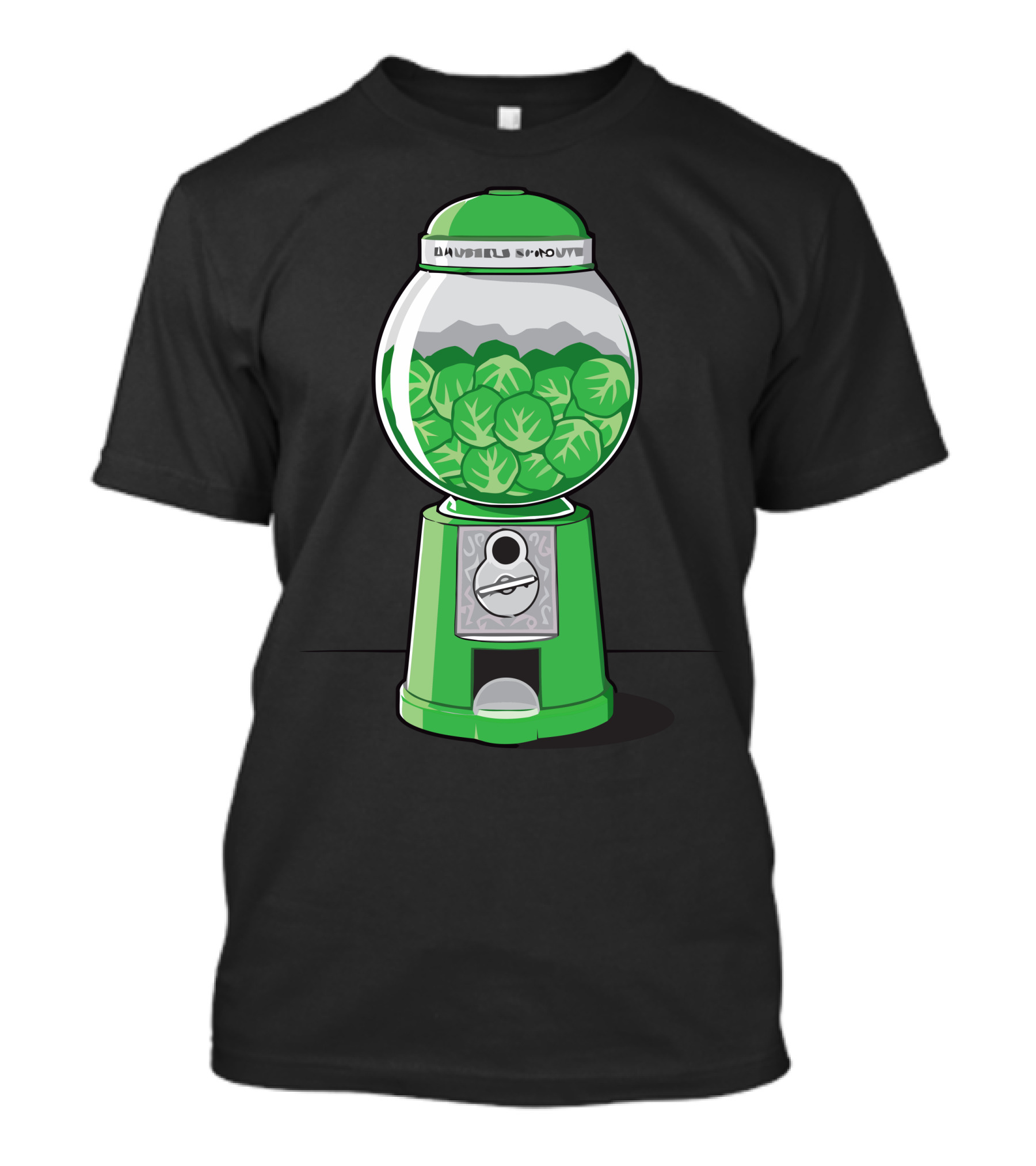 Brussels Sprout Bubble Gum Dispenser Machine T-Shirt