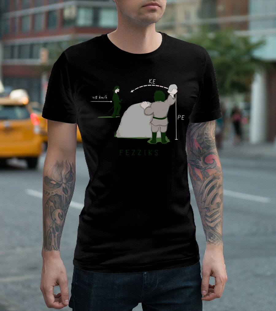 Brute Squad Science Physics Fezziks KE PE Iconic Scene T-Shirt