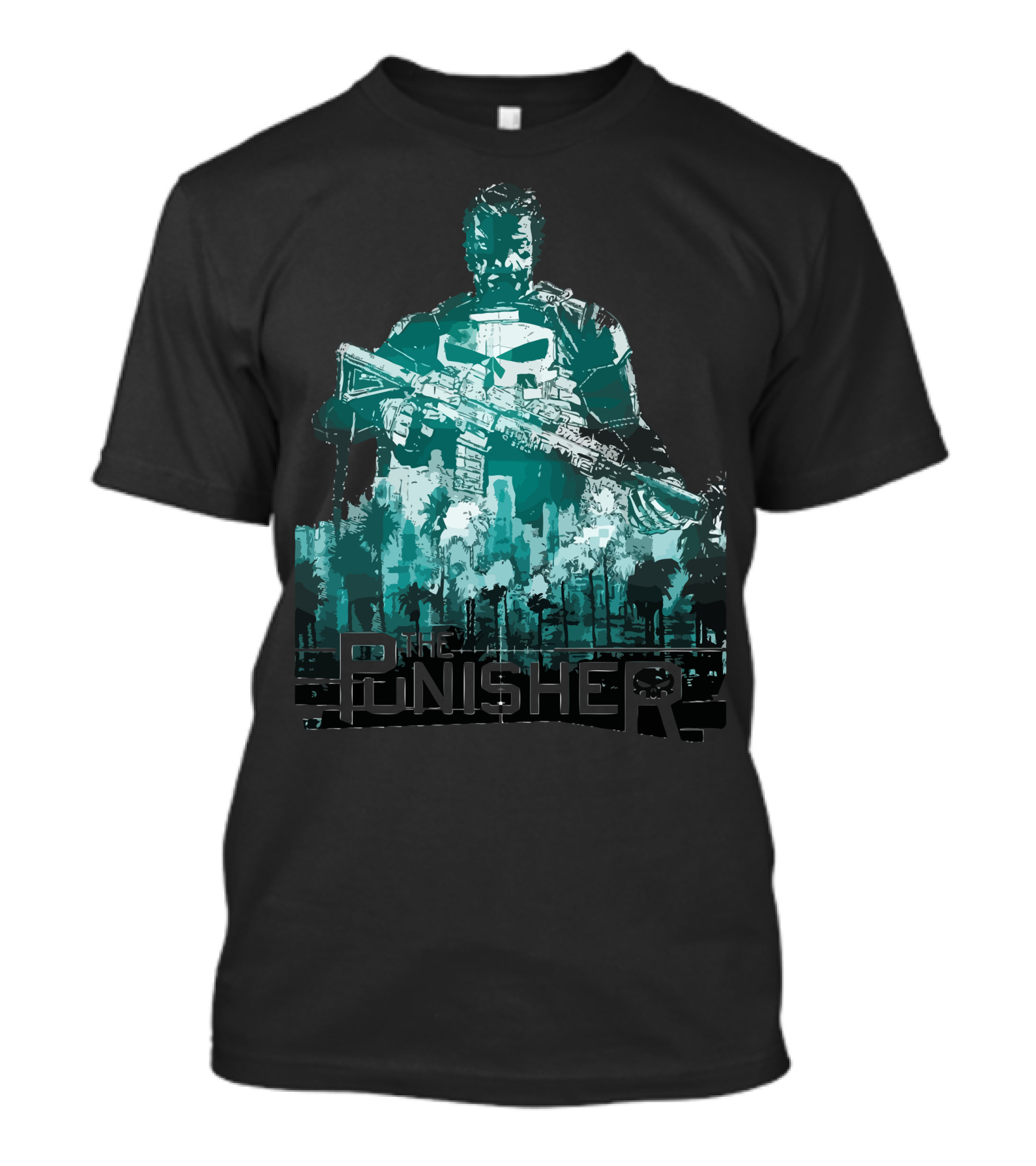 The Punisher City Justice Sniper Frank Castle Marvel T-Shirt