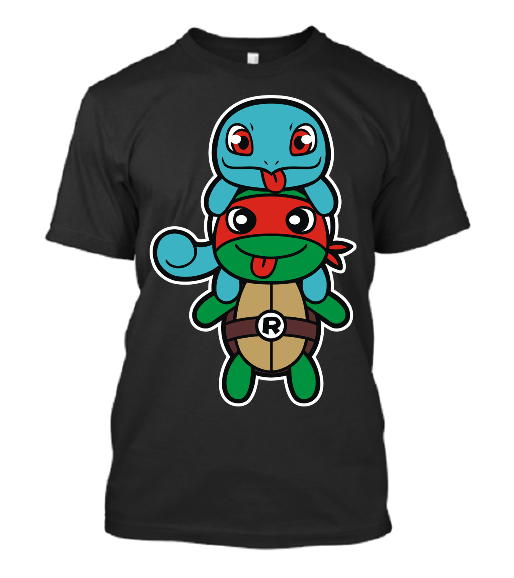 Squirtle And Raphael My Turtles T-Shirt