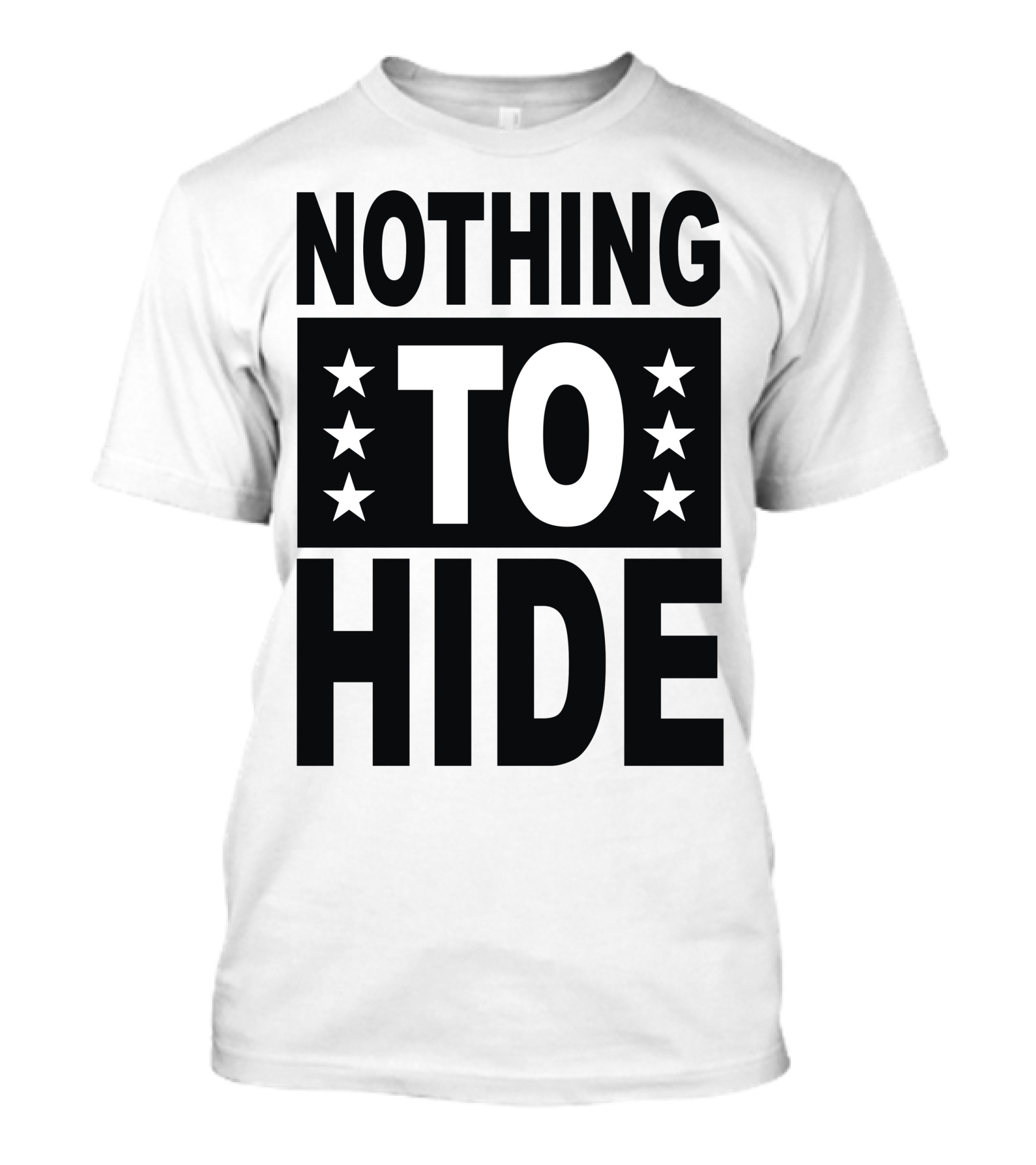 Nothing To Hide Stars T-Shirt