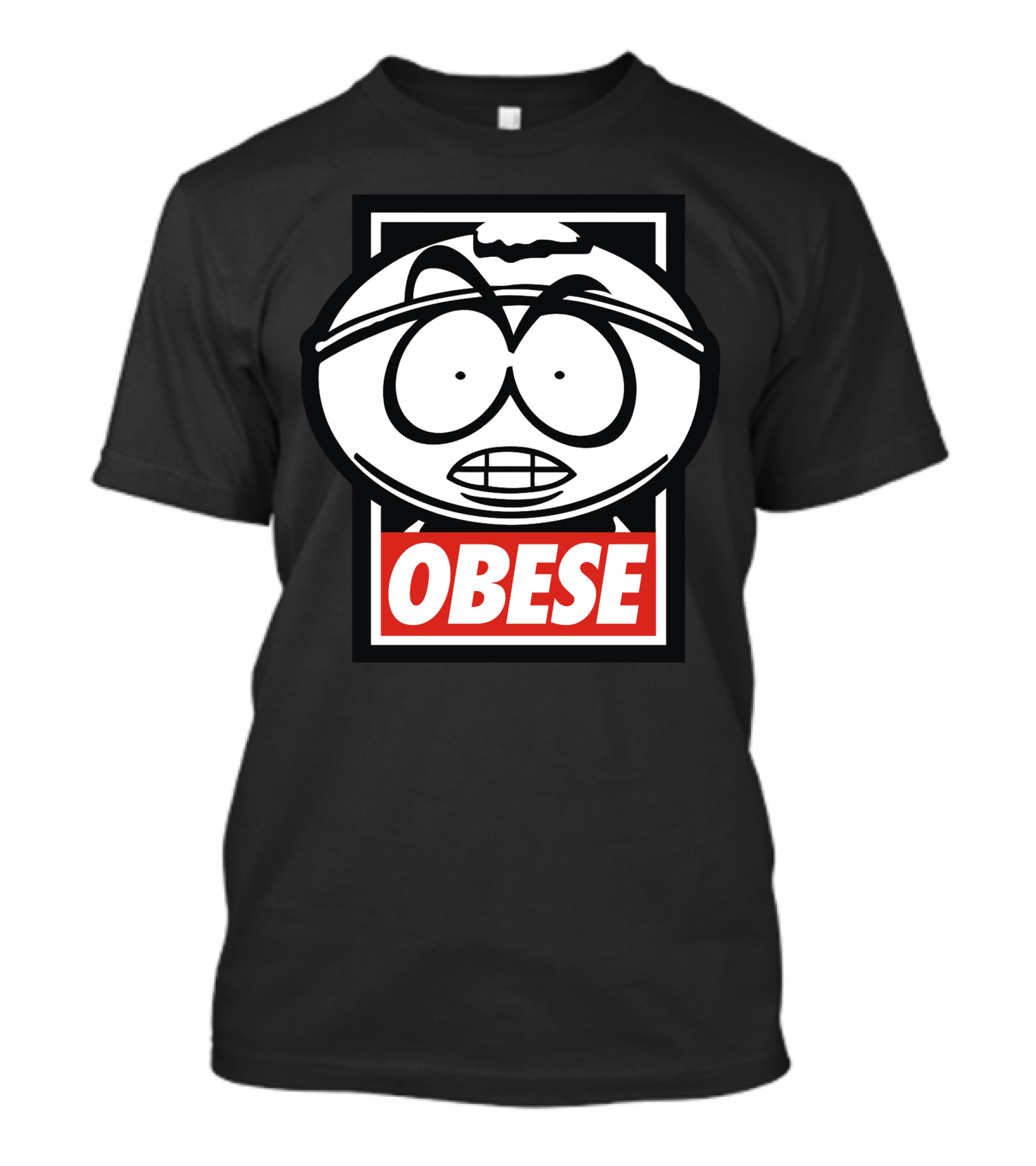 Obese Collab With Jay Hai Cartoon Character T-Shirt