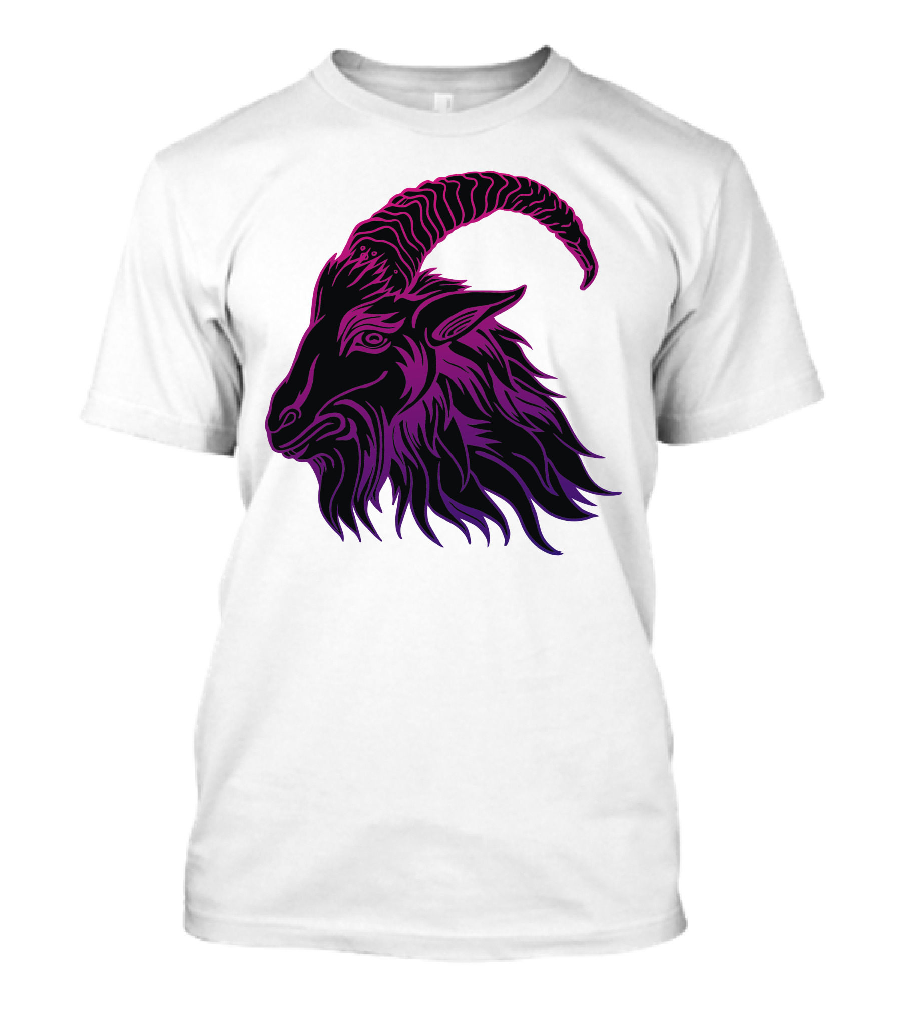 Old Goat Purple Horned T-Shirt