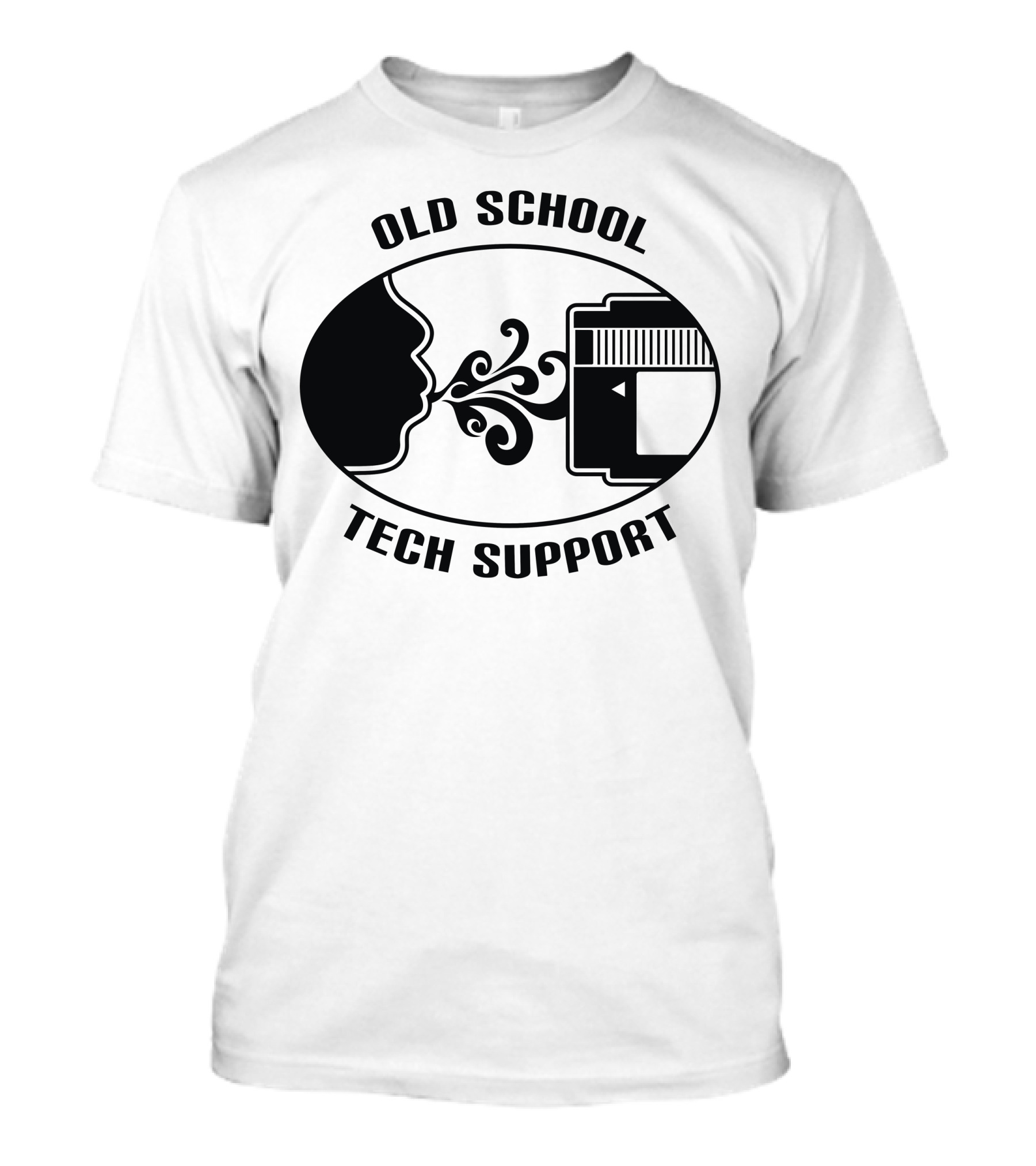 Old School Tech Support Floppy Disk Nostalgia T-Shirt