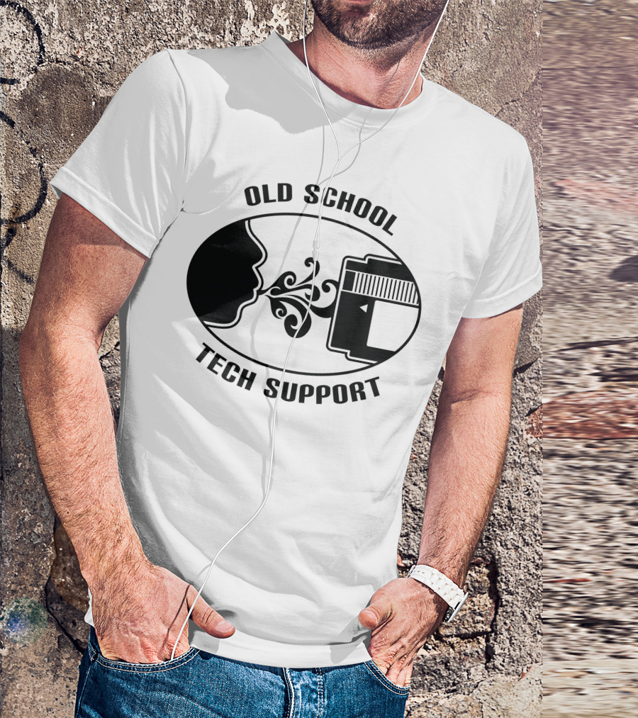 Old School Tech Support Floppy Disk Nostalgia T-Shirt
